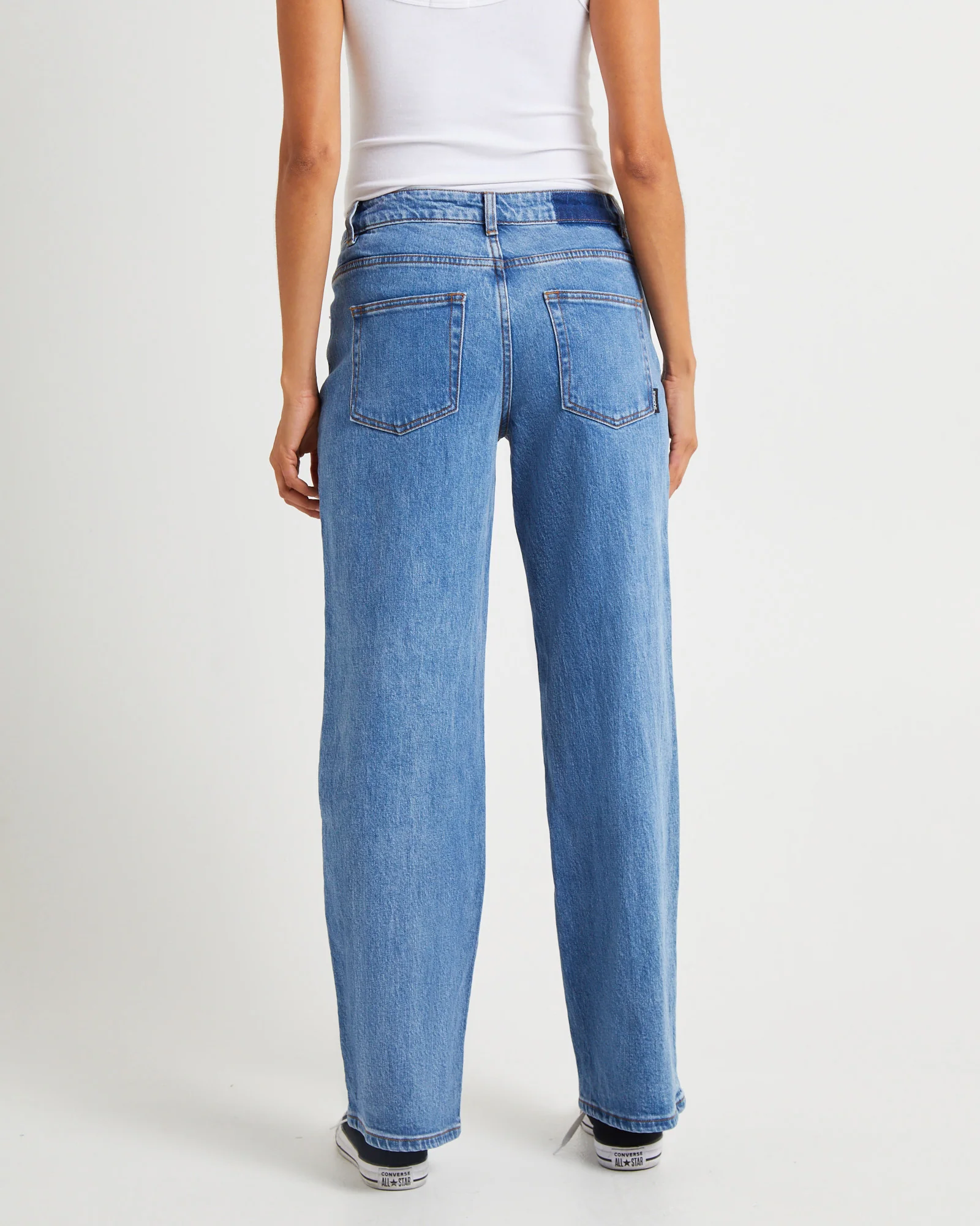 Rena Mid Rise Straight Jeans - Image 2