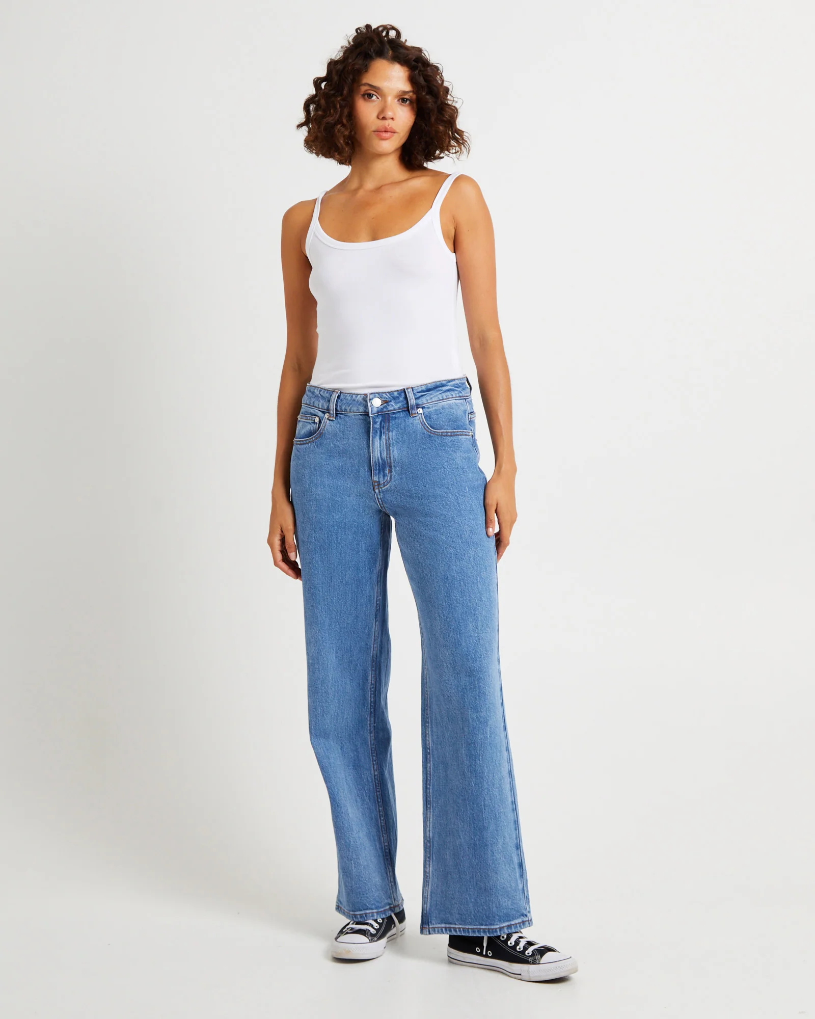 Rena Mid Rise Straight Jeans - Image 3