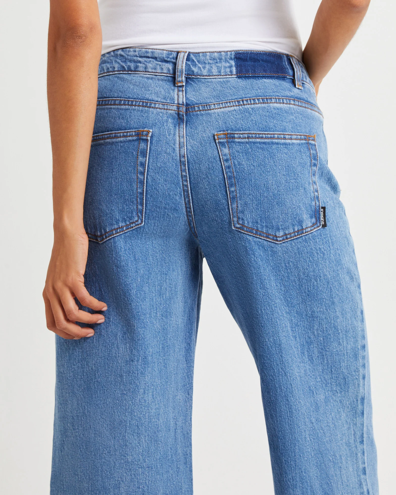 Rena Mid Rise Straight Jeans - Image 5