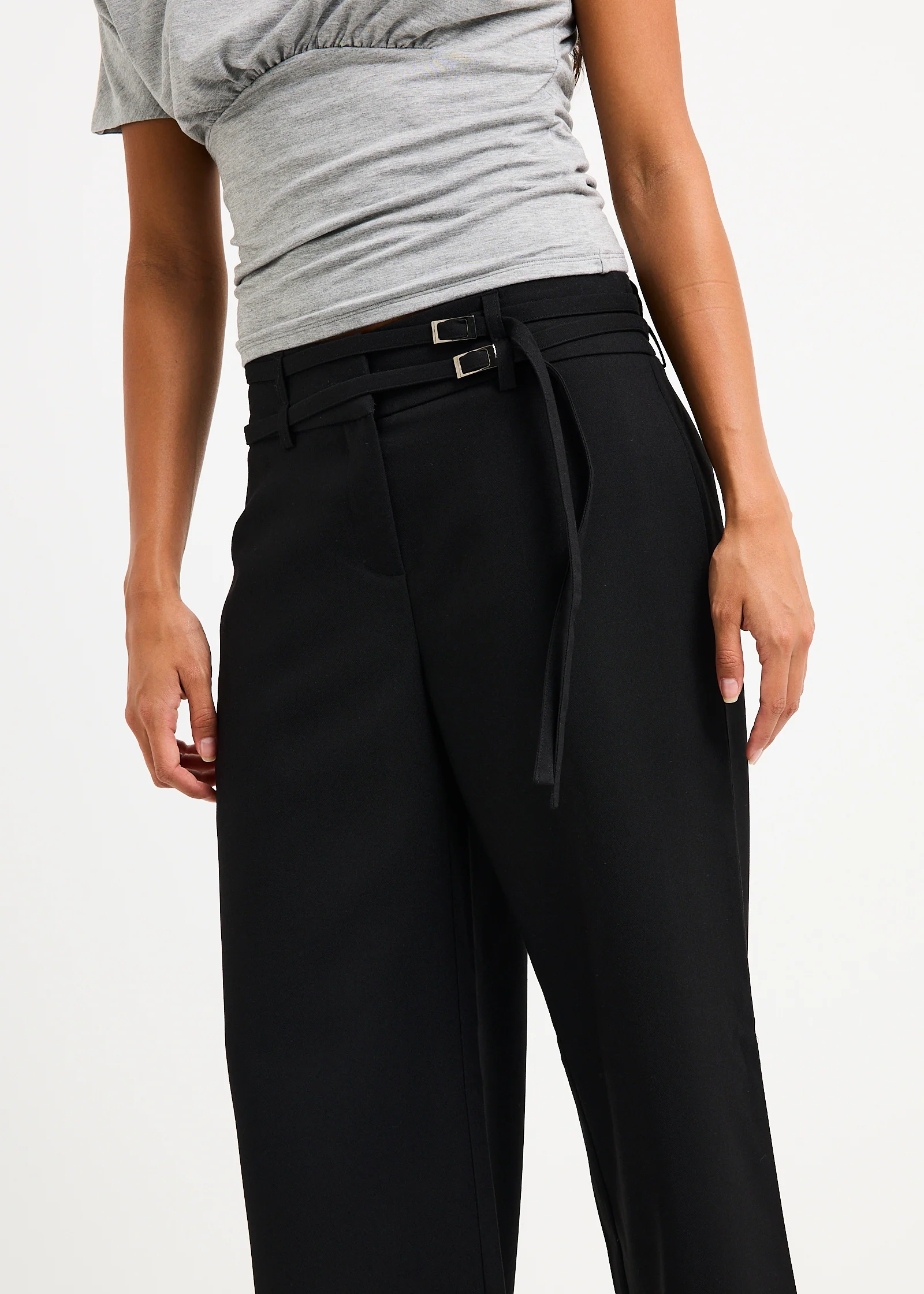 Renelle Belt Detail Pants - Image 2