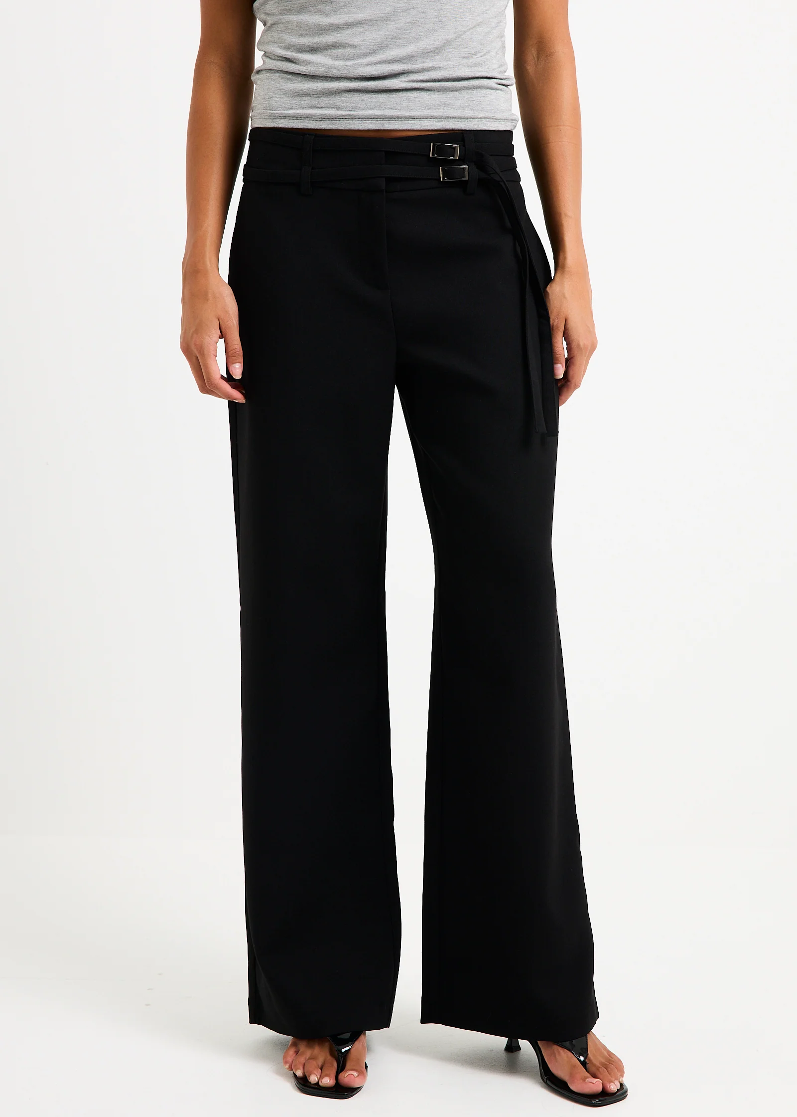 Renelle Belt Detail Pants - Image 3