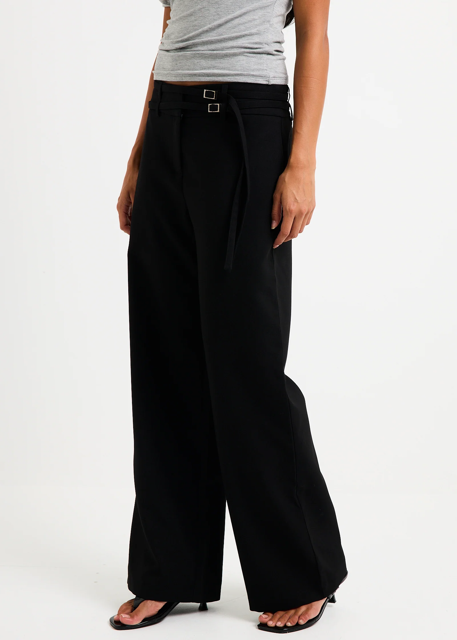 Renelle Belt Detail Pants - Image 5