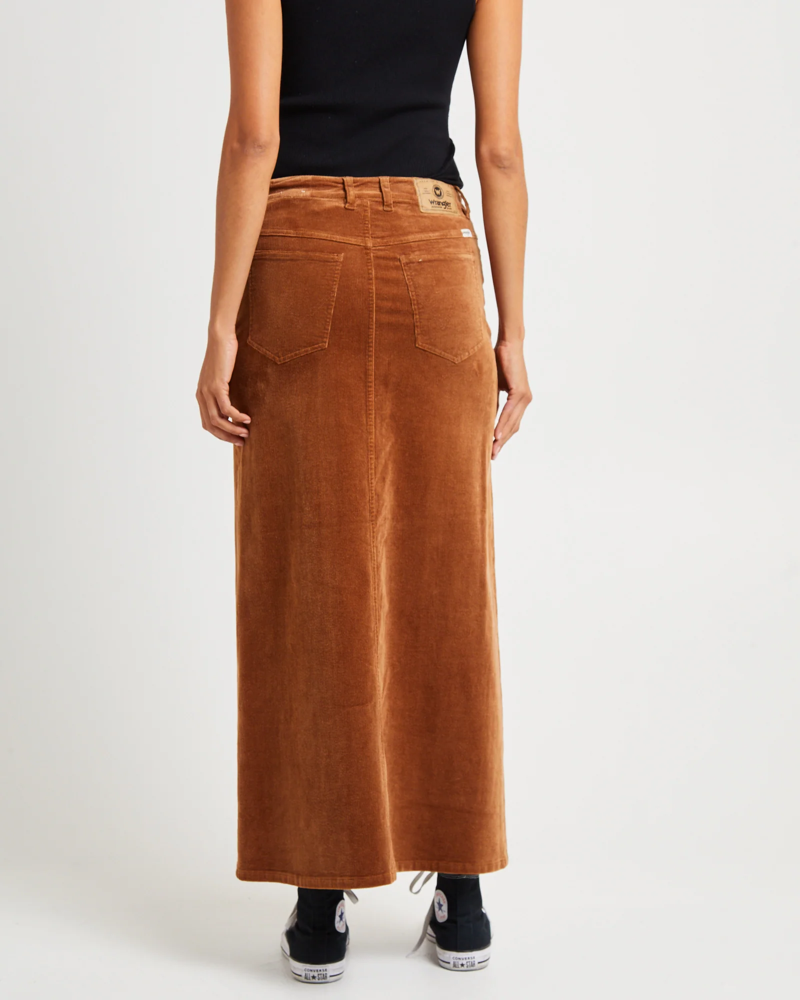 Repair Maxi Skirt Caramel Cord - Image 4