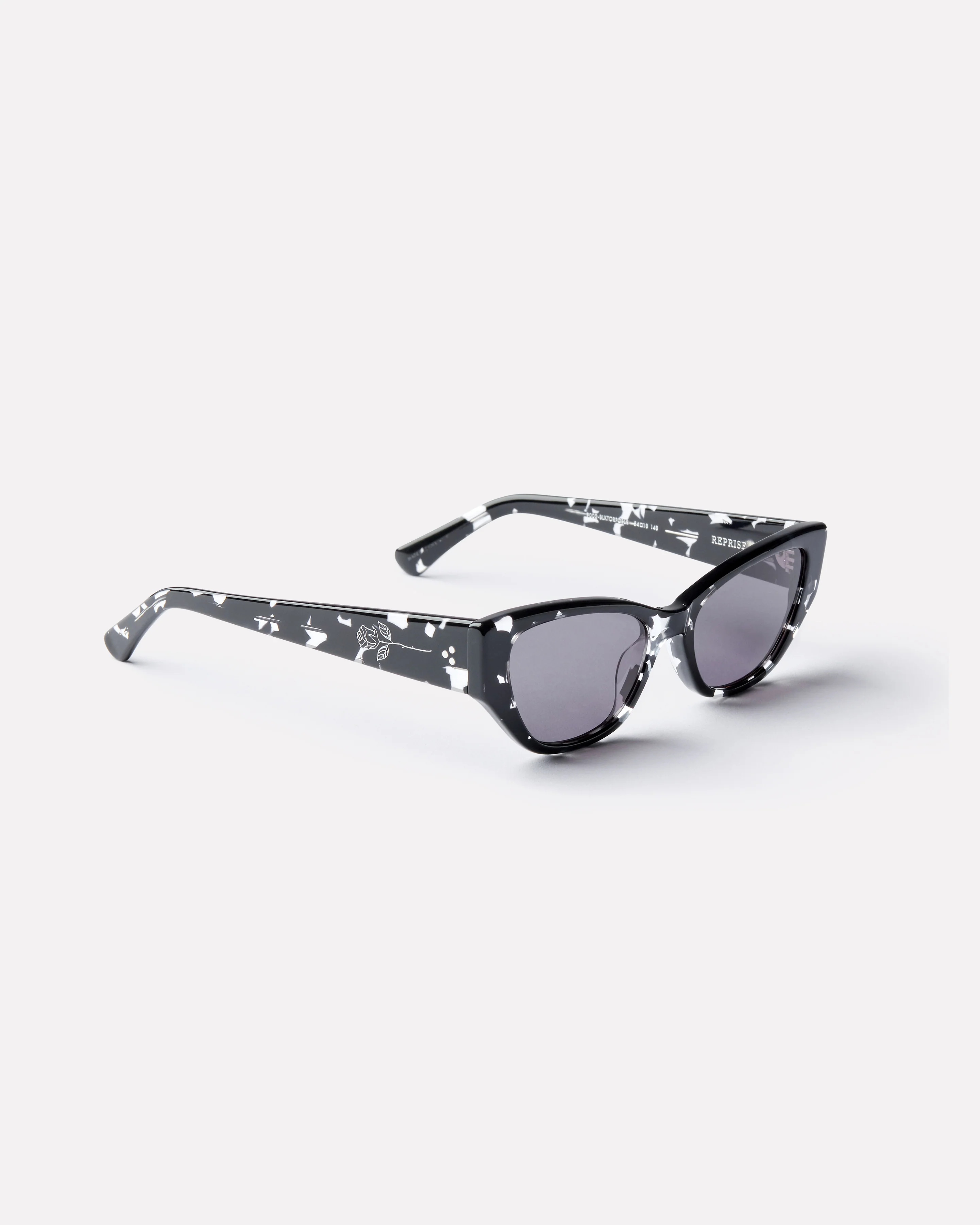 Reprise x Jack Freestone Sunglasses in Black Tortoise/Black - Image 4