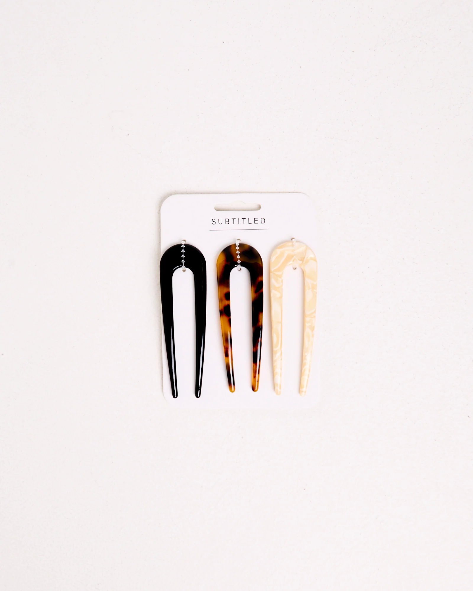 Resin Hair Pin 3 Pack - Image 3