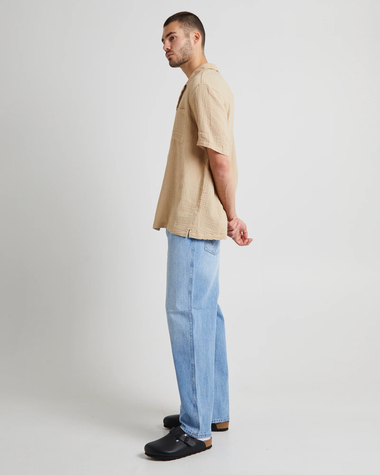 RESORT SHIRT CREPE DRIFTWOOD - Image 2