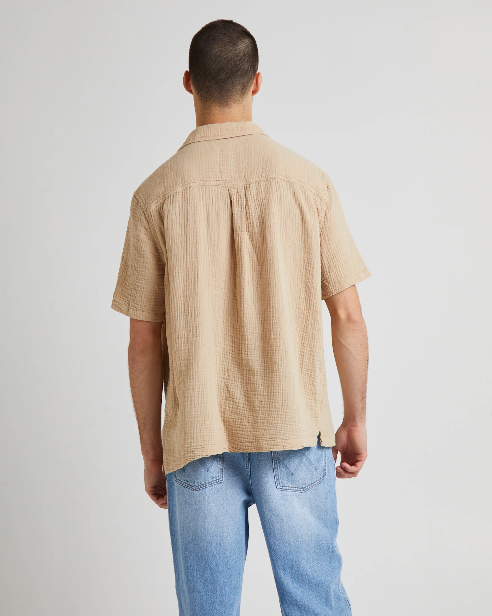 RESORT SHIRT CREPE DRIFTWOOD - Image 4