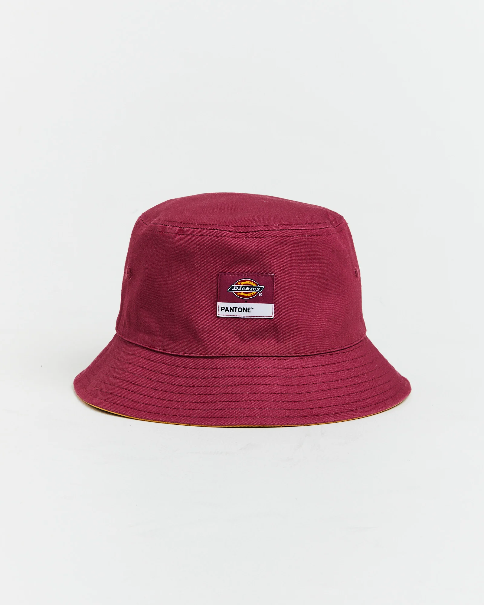 Reversible Bucket Hat in Malaga and Cornsilk Yellow - Image 2