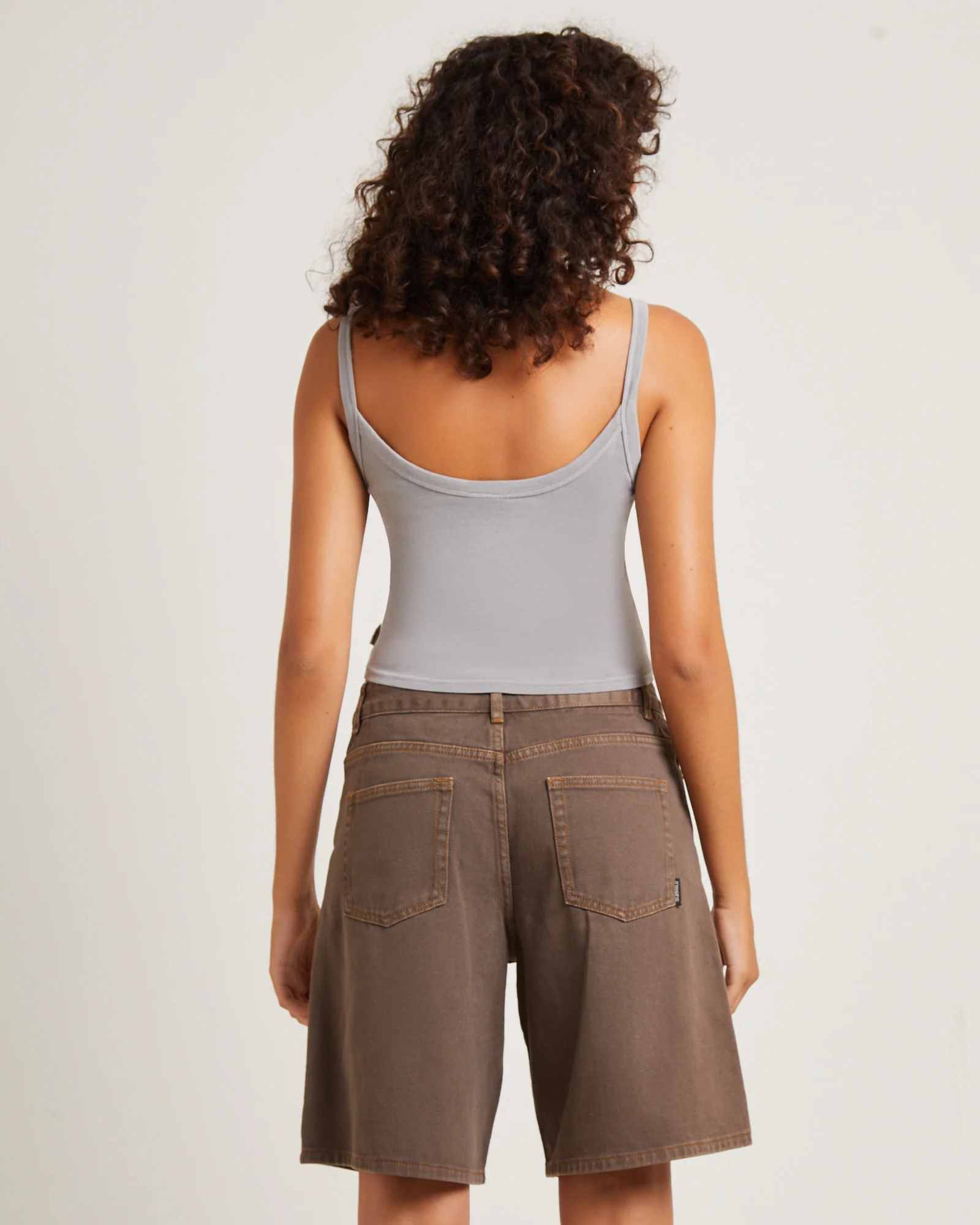 Revolve Tank Top Peat Grey - Image 2