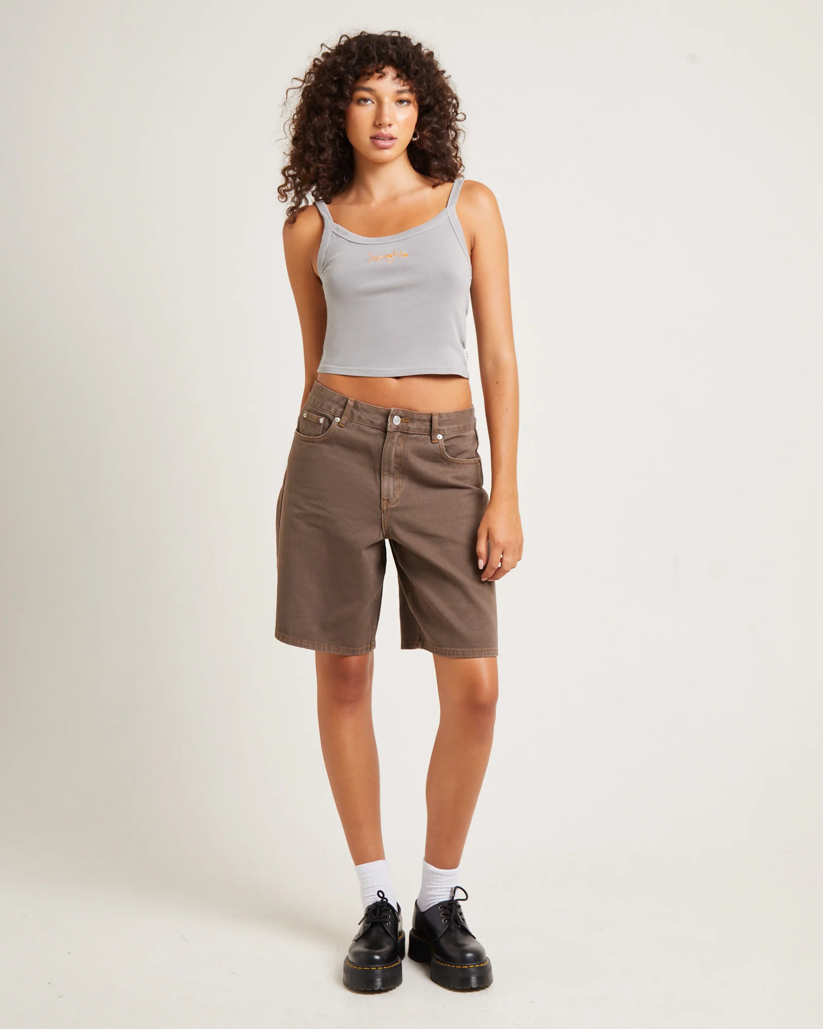 Revolve Tank Top Peat Grey - Image 3