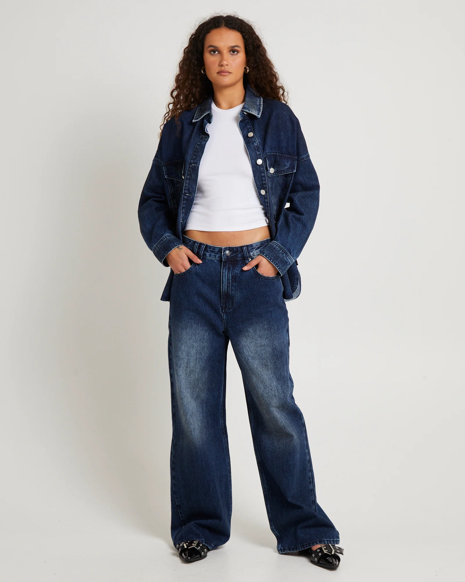 Rez Maxi Baggy Denim Jeans - Image 3