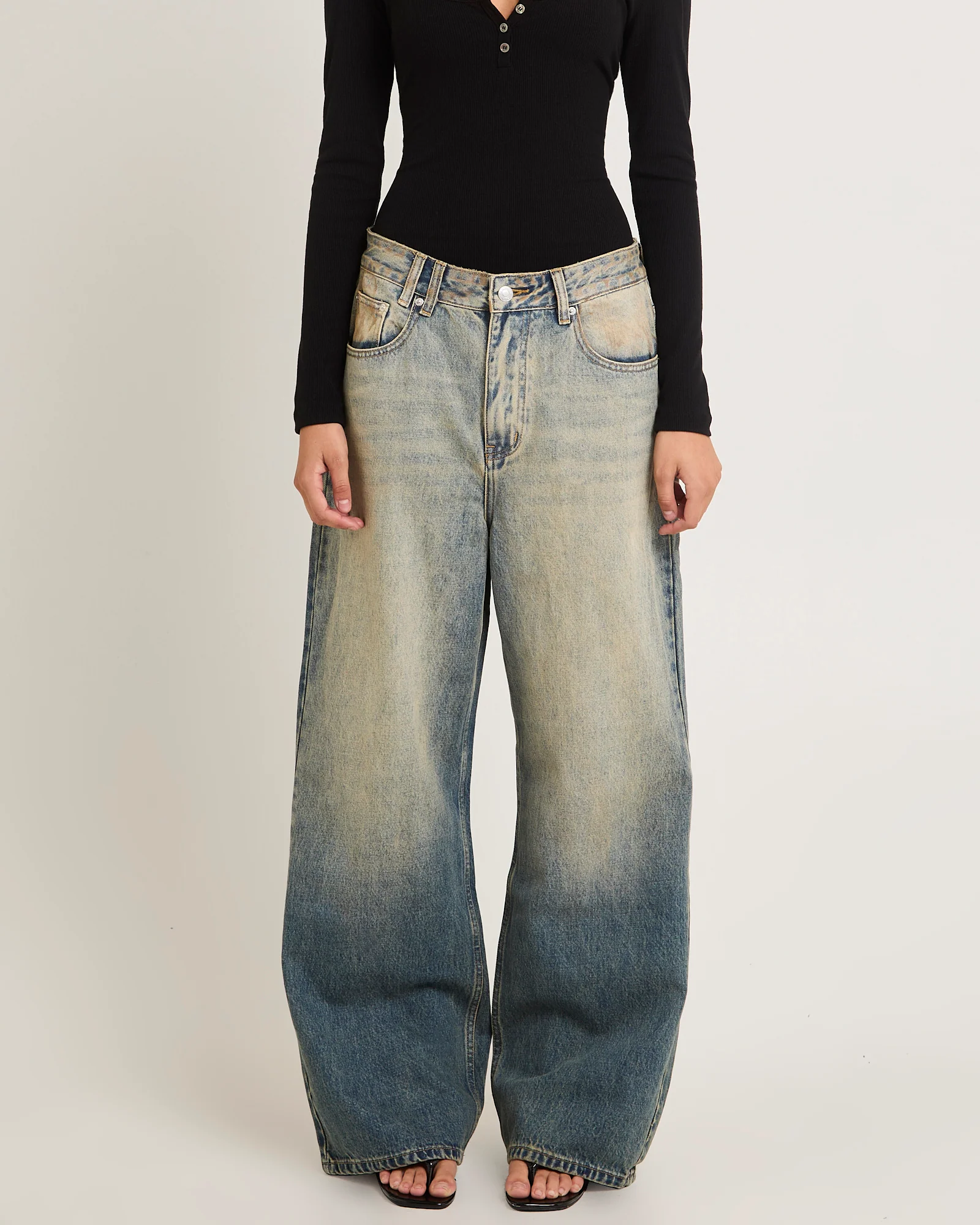 Rez Maxi Baggy Denim Jeans - Image 3