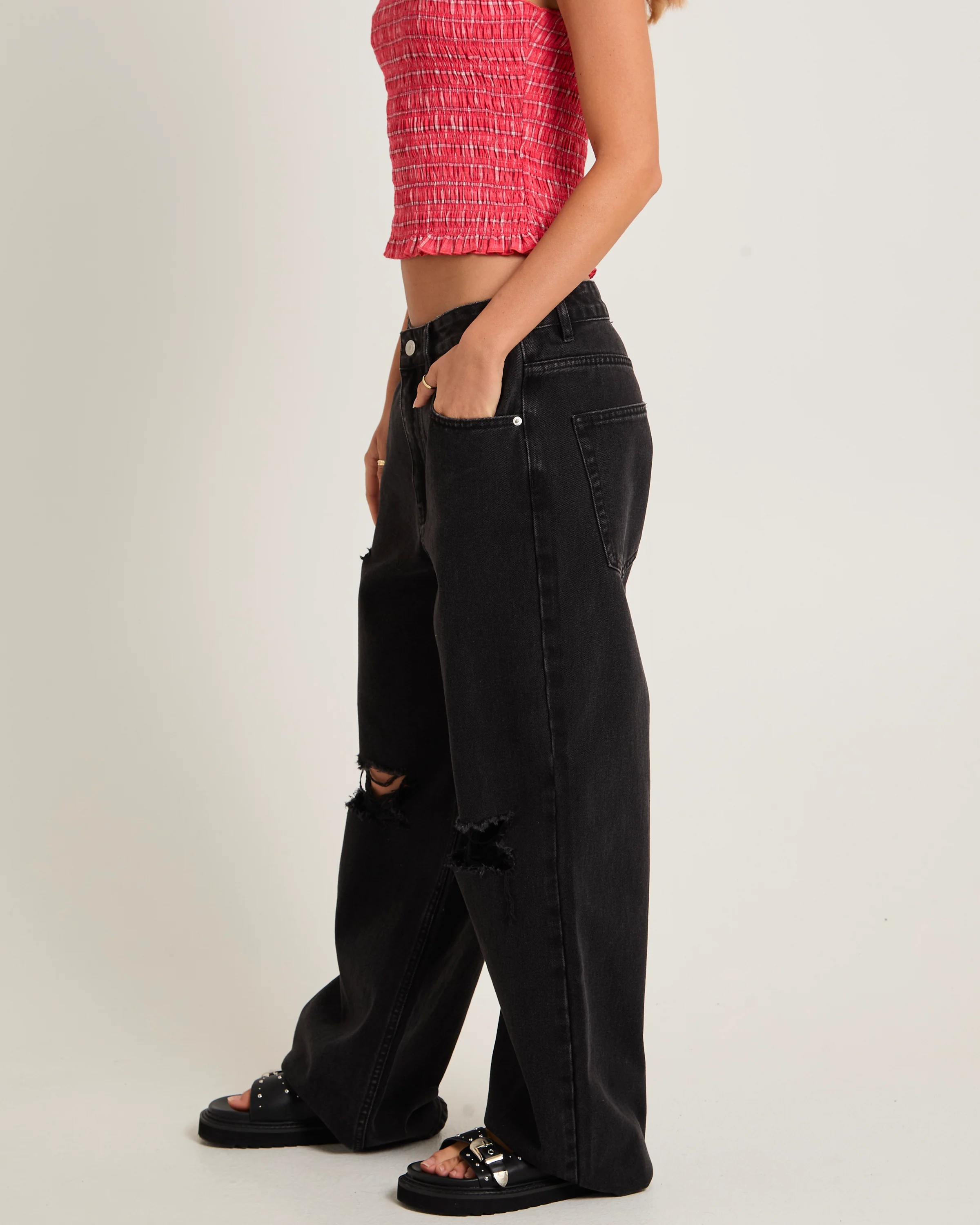 Rez Maxi Baggy Denim Jeans - Image 4