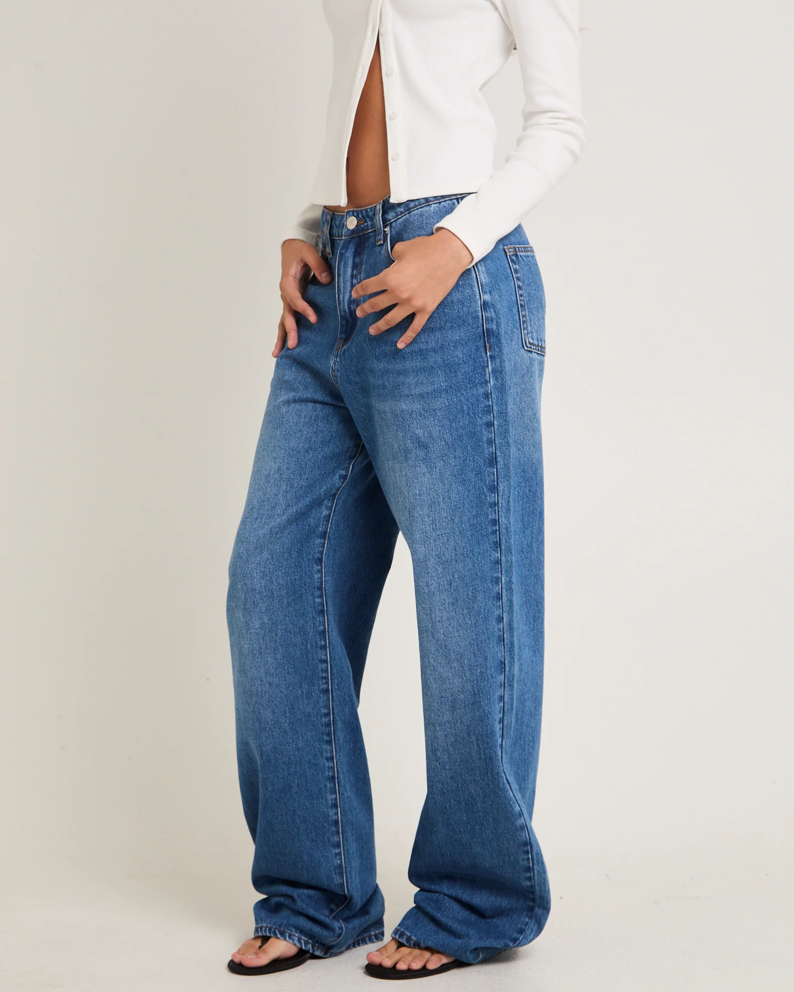 Rez Maxi Baggy Denim Jeans - Image 4