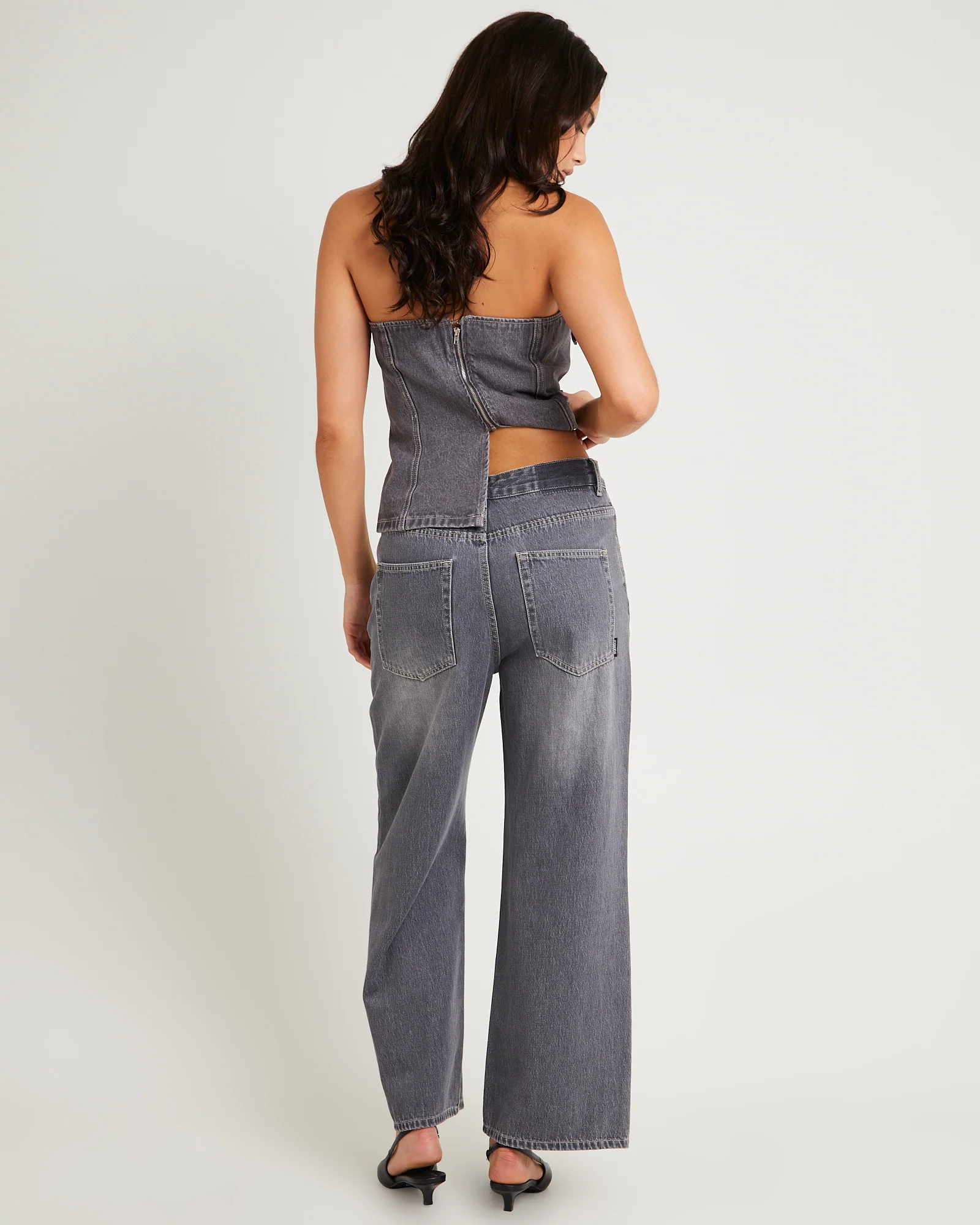 Rez Maxi Baggy Denim Jeans Petite - Image 4