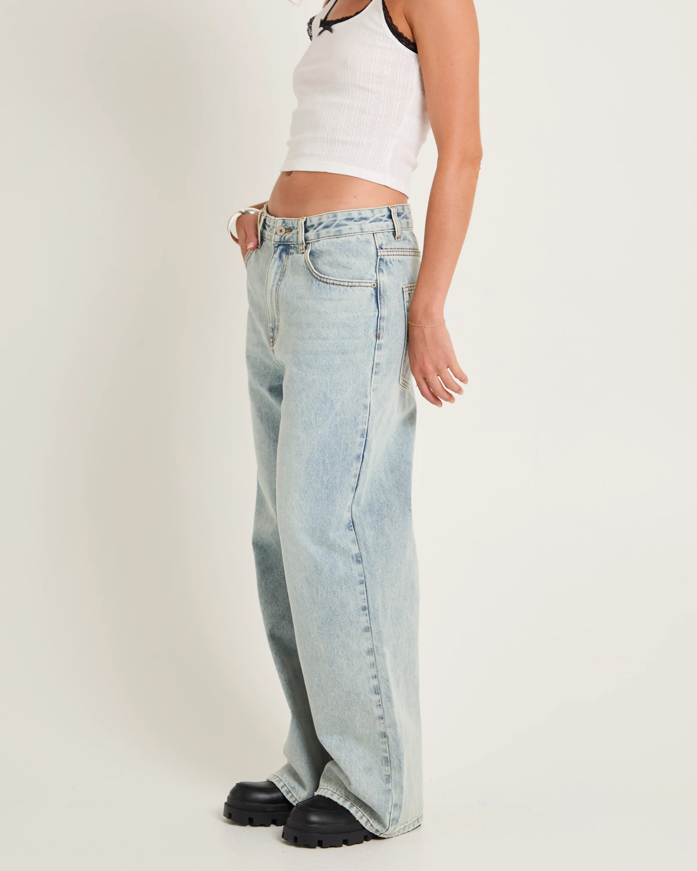 Rez Maxi Baggy Denim Jeans - Image 4