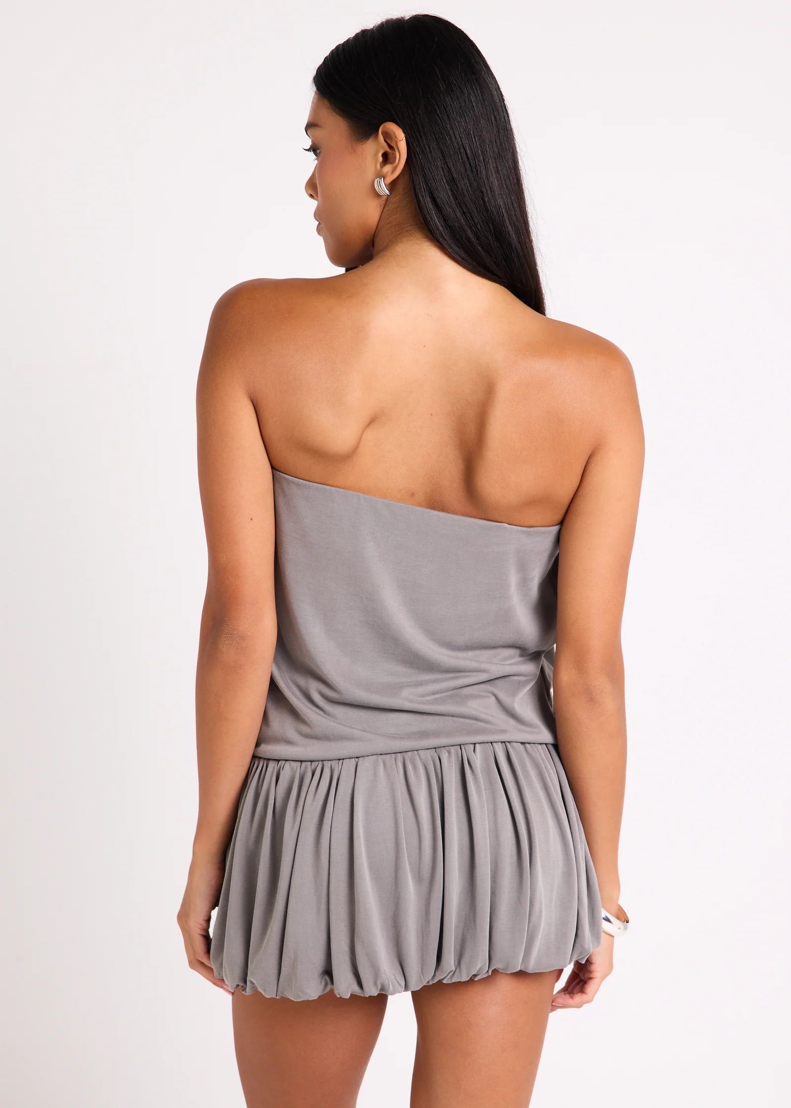 Rhea Strapless Mini Dress - Image 4