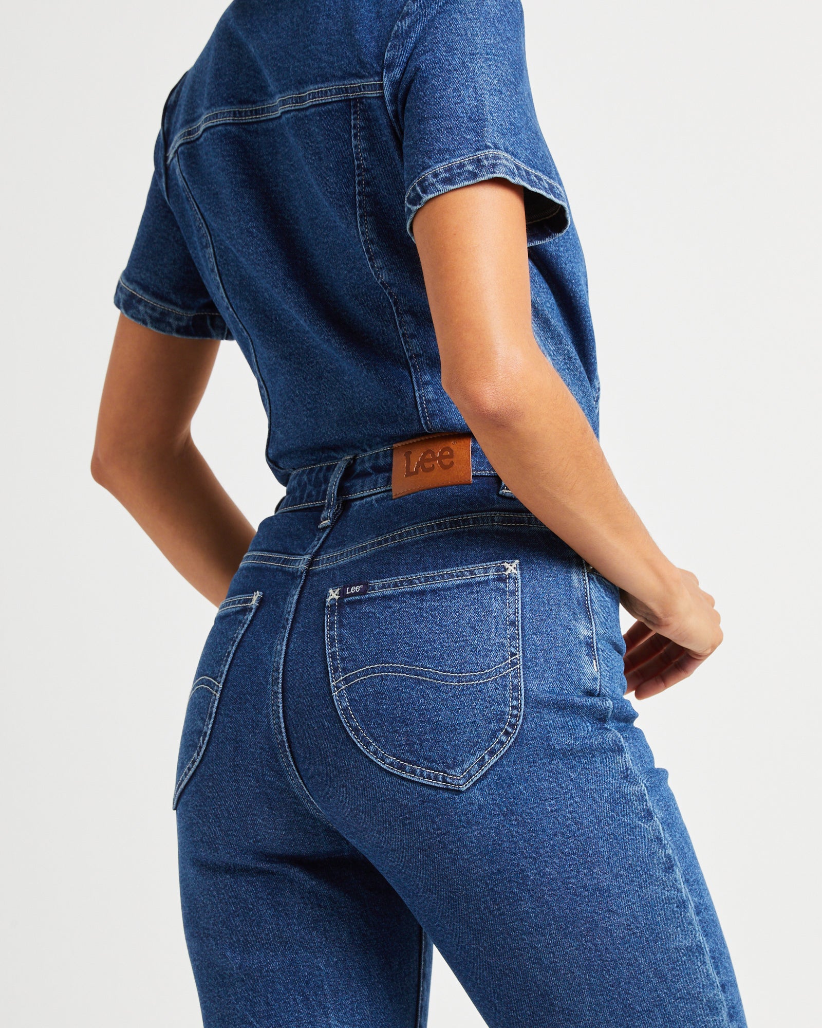Rhianna Denim Boilersuit - Image 5