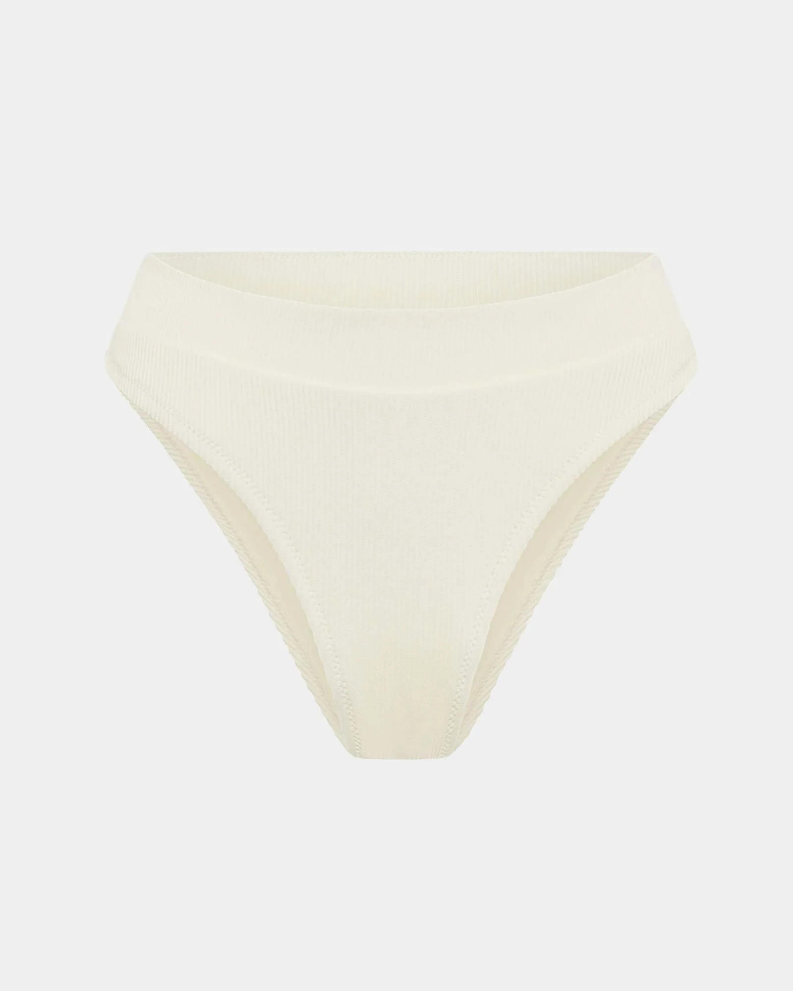 Rib 80'S High Cut Bikini Bottoms - Image 4