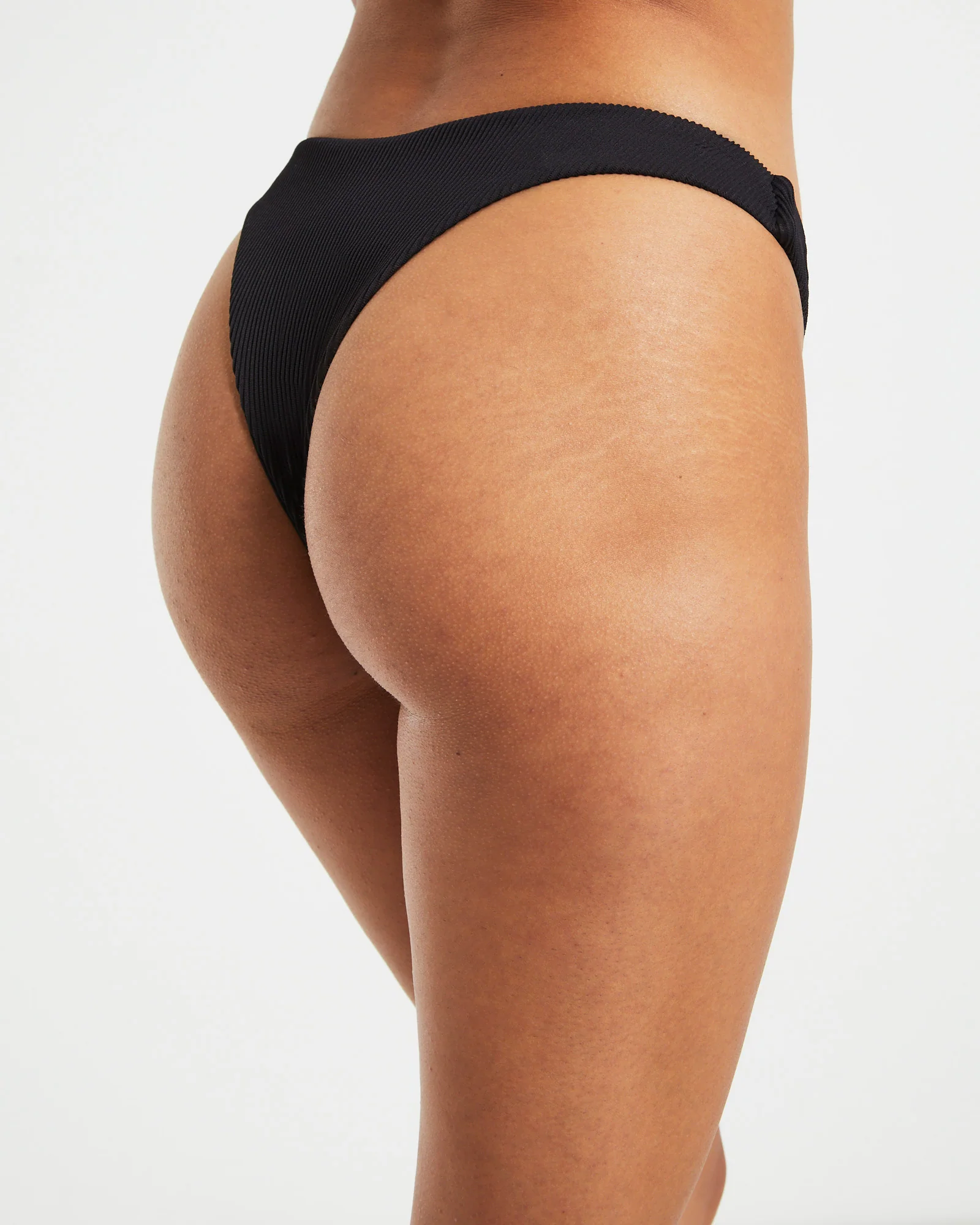 Rib Cheeky Cut Bikini Bottoms - Image 5