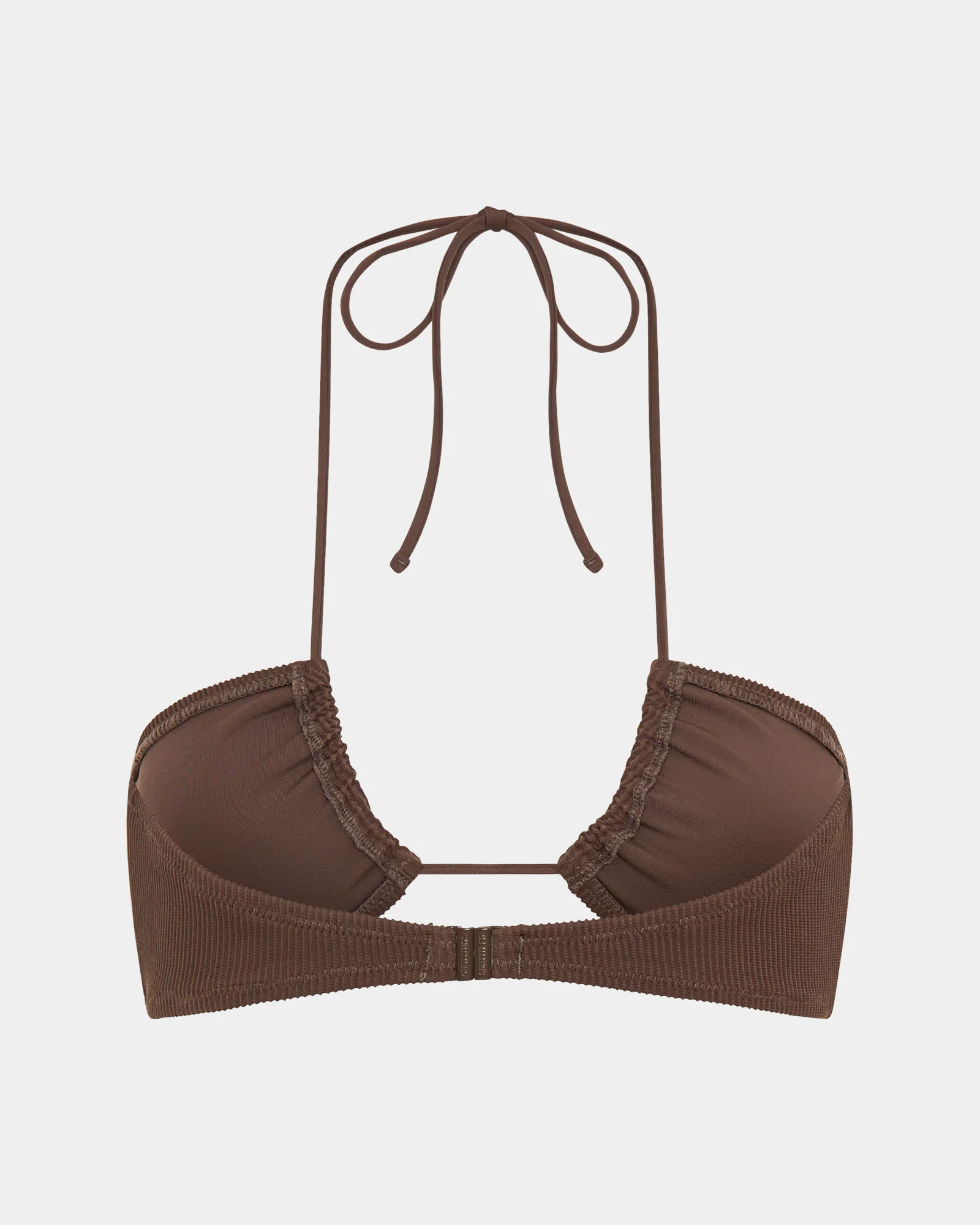 Rib Cross Front Bikini Top - Image 8