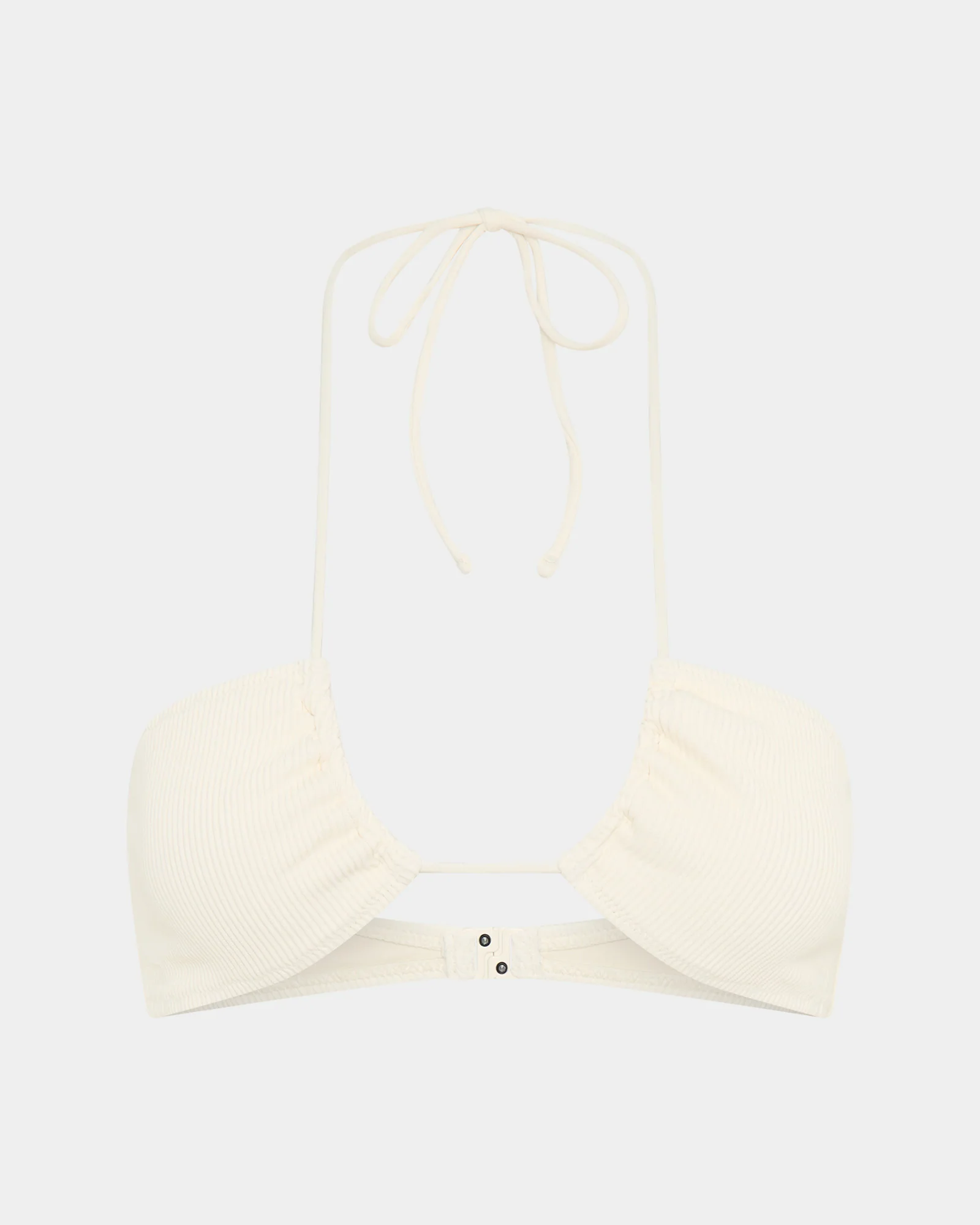 Rib Cross Front Bikini Top - Image 7
