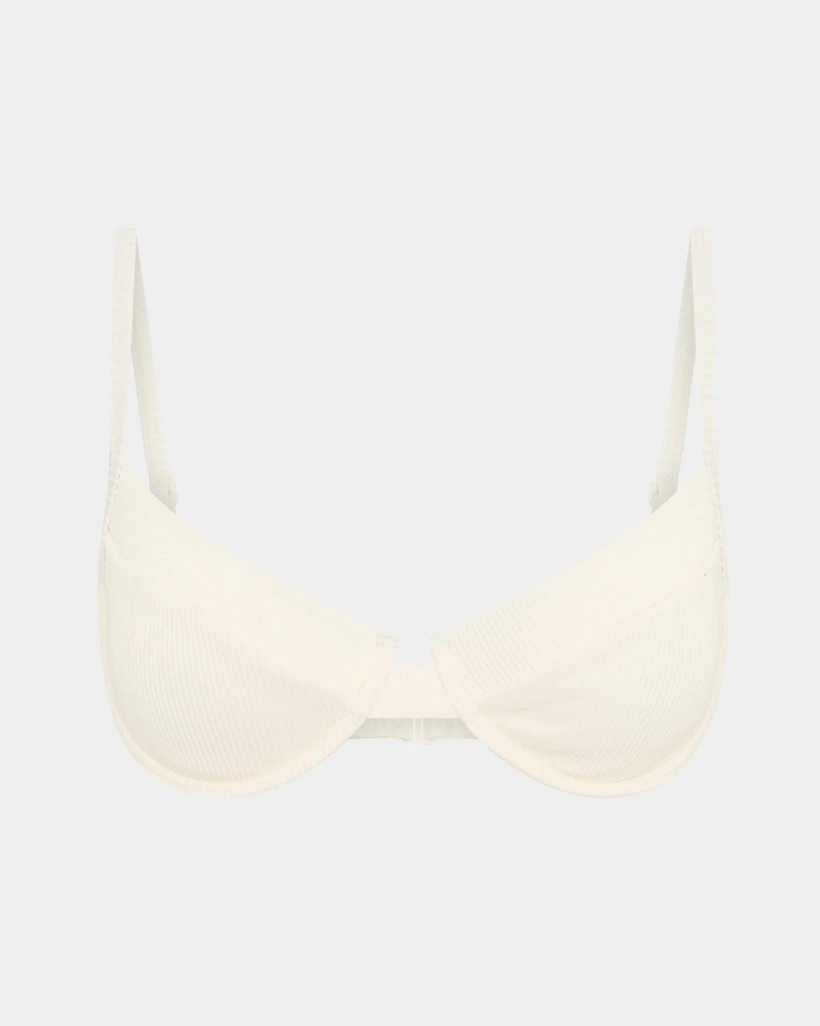 Rib Cut Out Underwire Bikini Top Bikini Top - Image 7