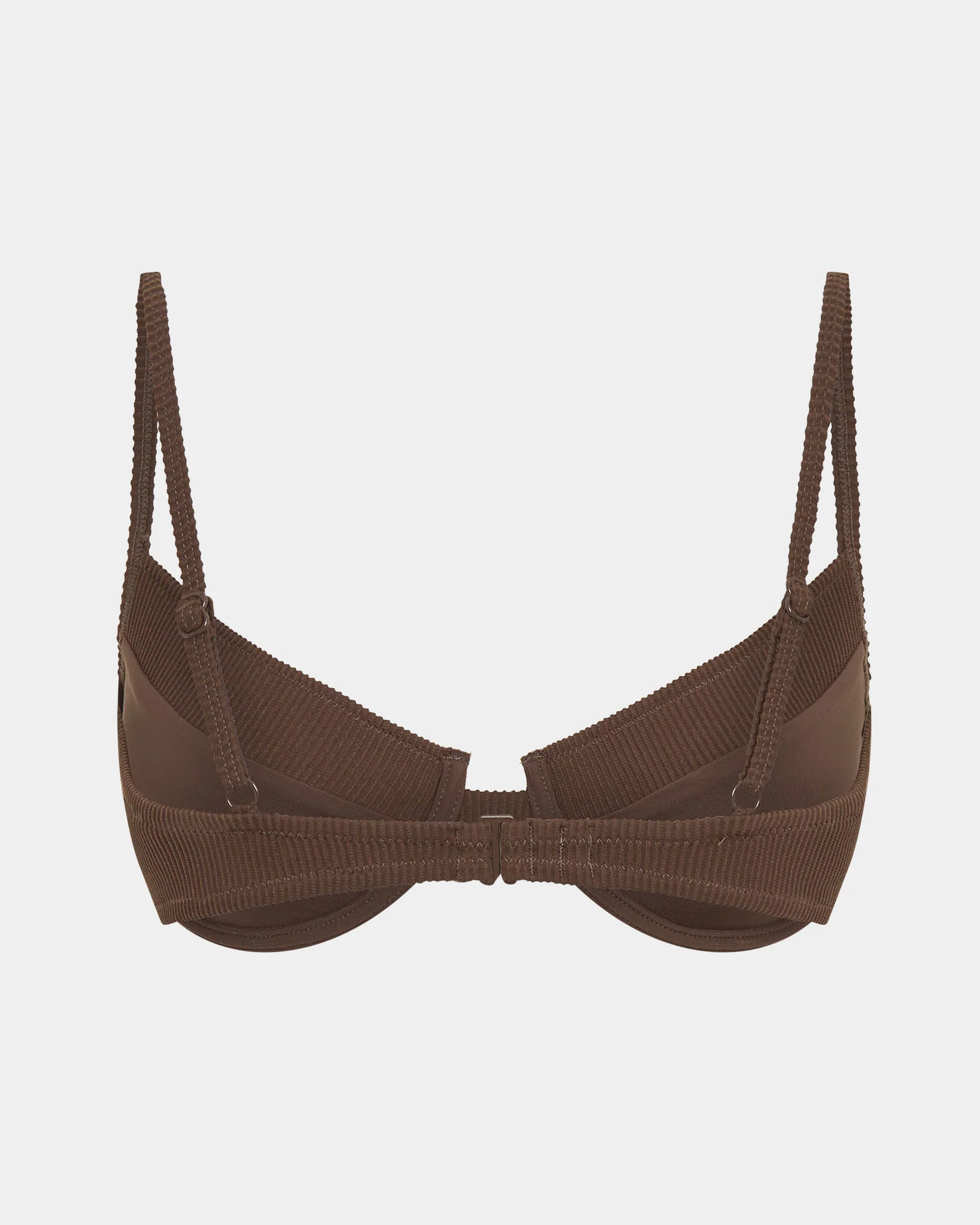 Rib Cut Out Underwire Bikini Top Bikini Top - Image 8