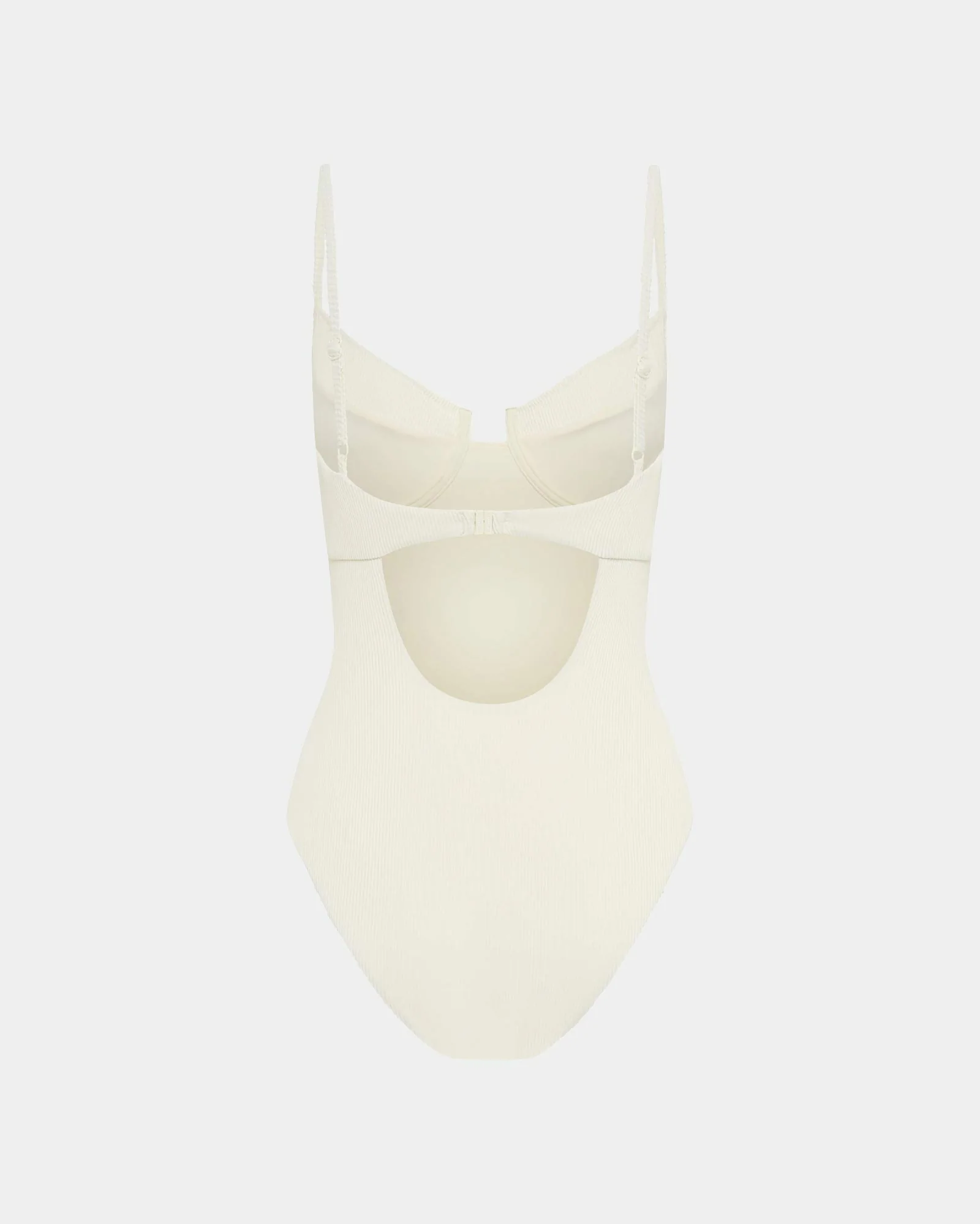 Rib Underwire Top One Piece - Image 4