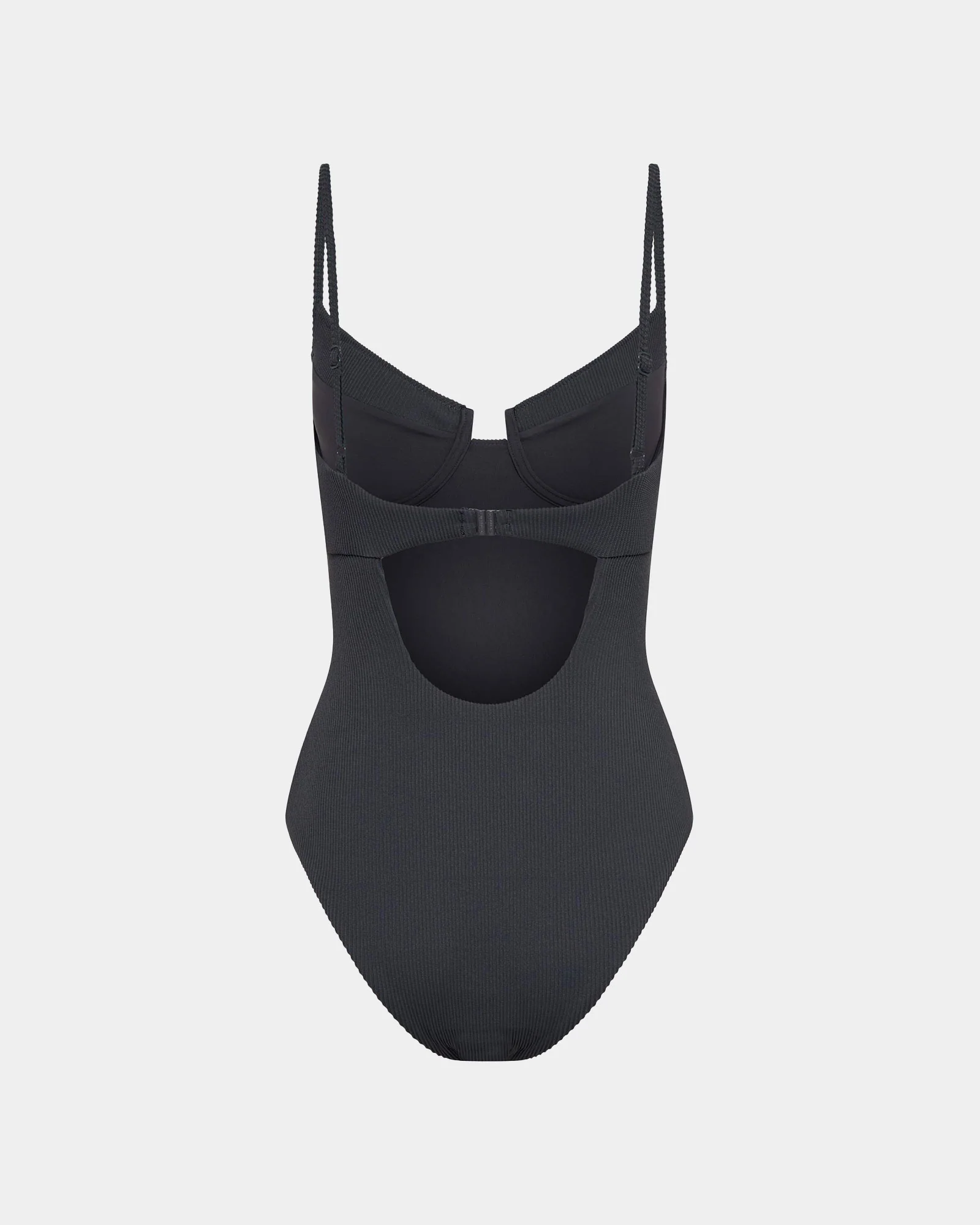 Rib Underwire Top One Piece - Image 4
