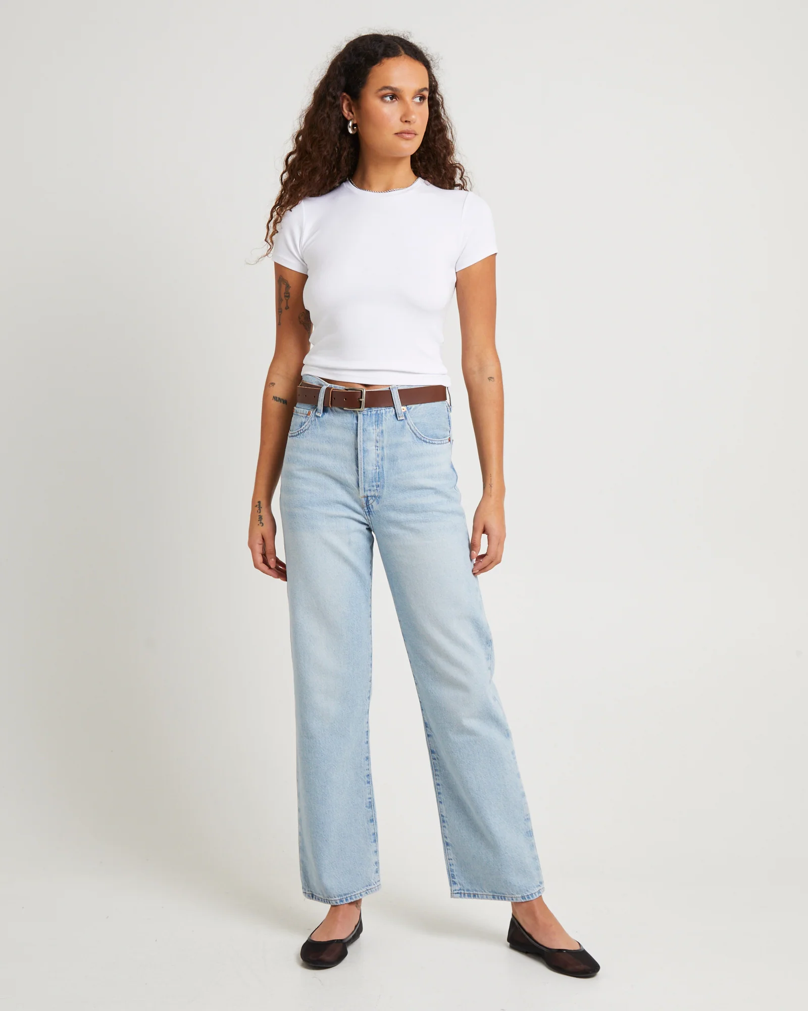 Ribcage Straight Ankle Denim Jeans - Image 3