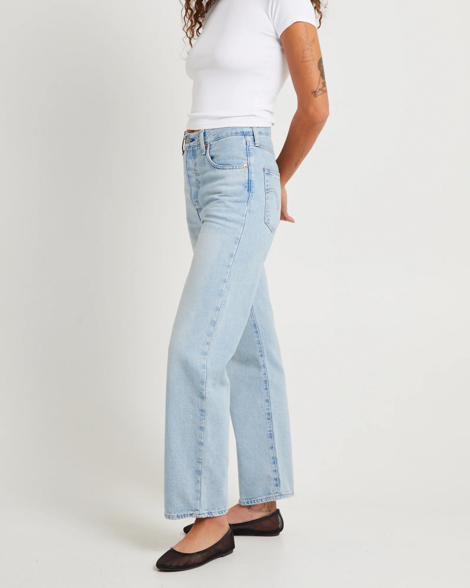 Ribcage Straight Ankle Denim Jeans - Image 5