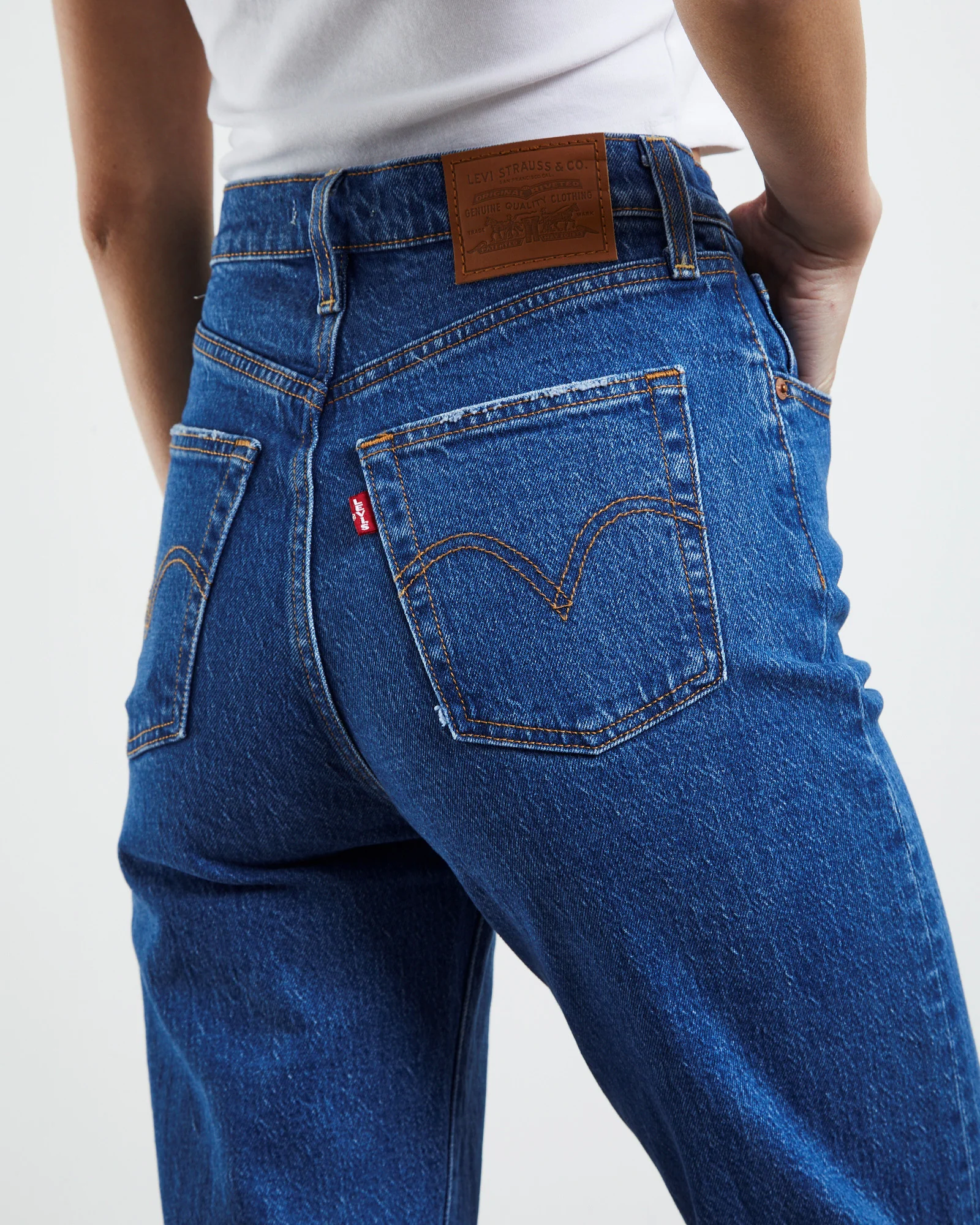 Ribcage Straight Ankle Denim Jeans Jazz Pop - Image 6