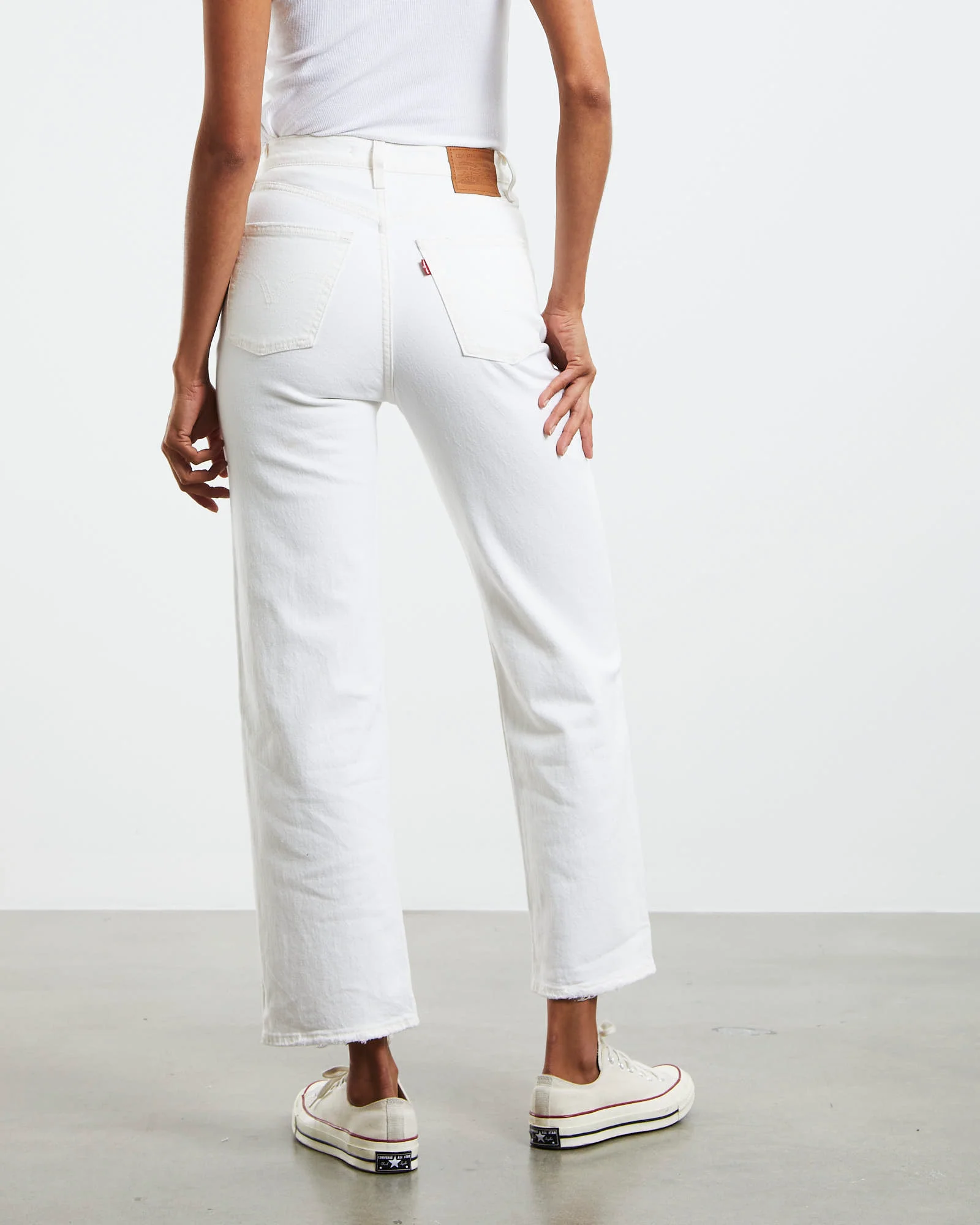 Ribcage Straight Jeans Cloud Over White - Image 2