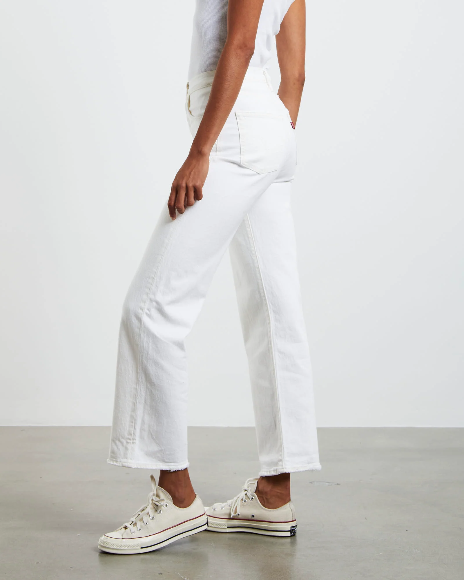 Ribcage Straight Jeans Cloud Over White - Image 3