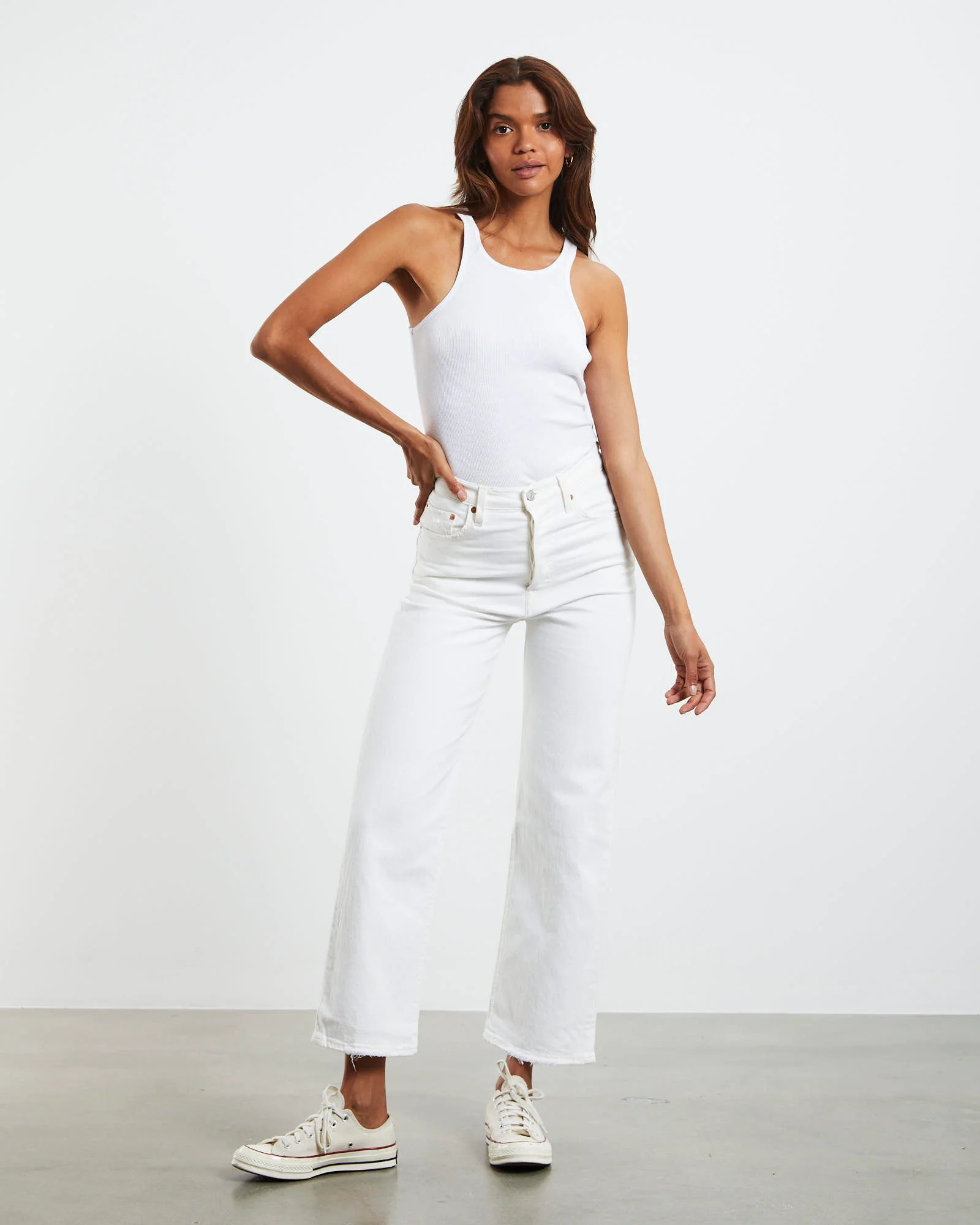 Ribcage Straight Jeans Cloud Over White - Image 4