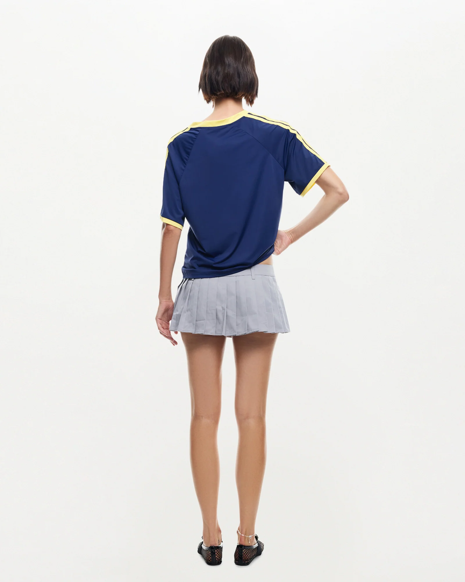 Rider Mini Skirt Slate Grey - Image 2