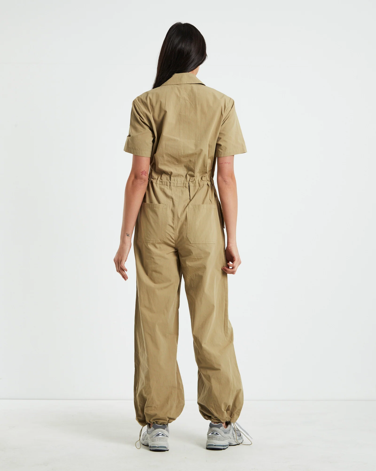 Riley Tech Boiler Suit Beige - Image 2