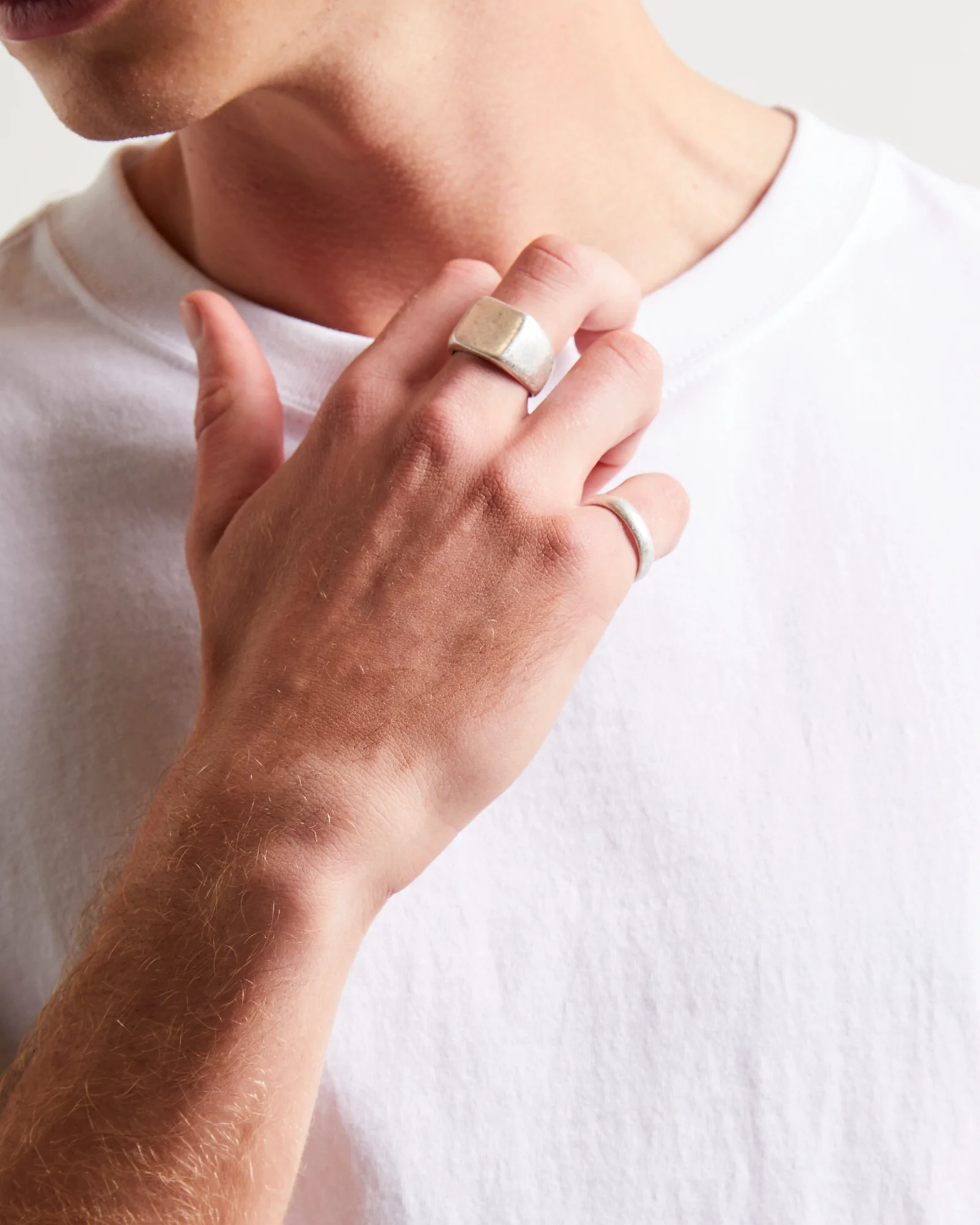 Ring 3 Pack in Silver - Image 2