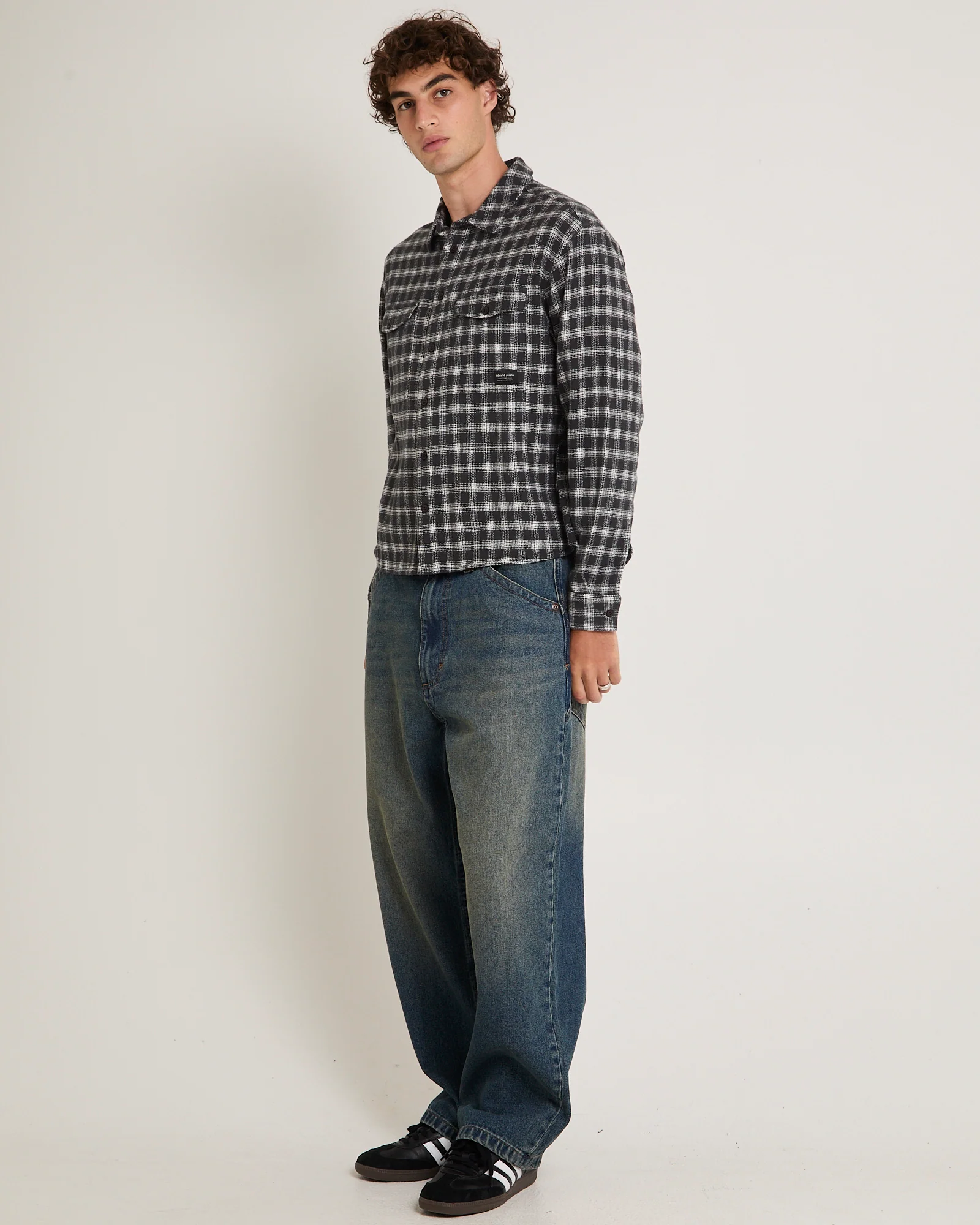 Rip Curl A6 Big Baggy Denim Jeans Zane Board - Image 4