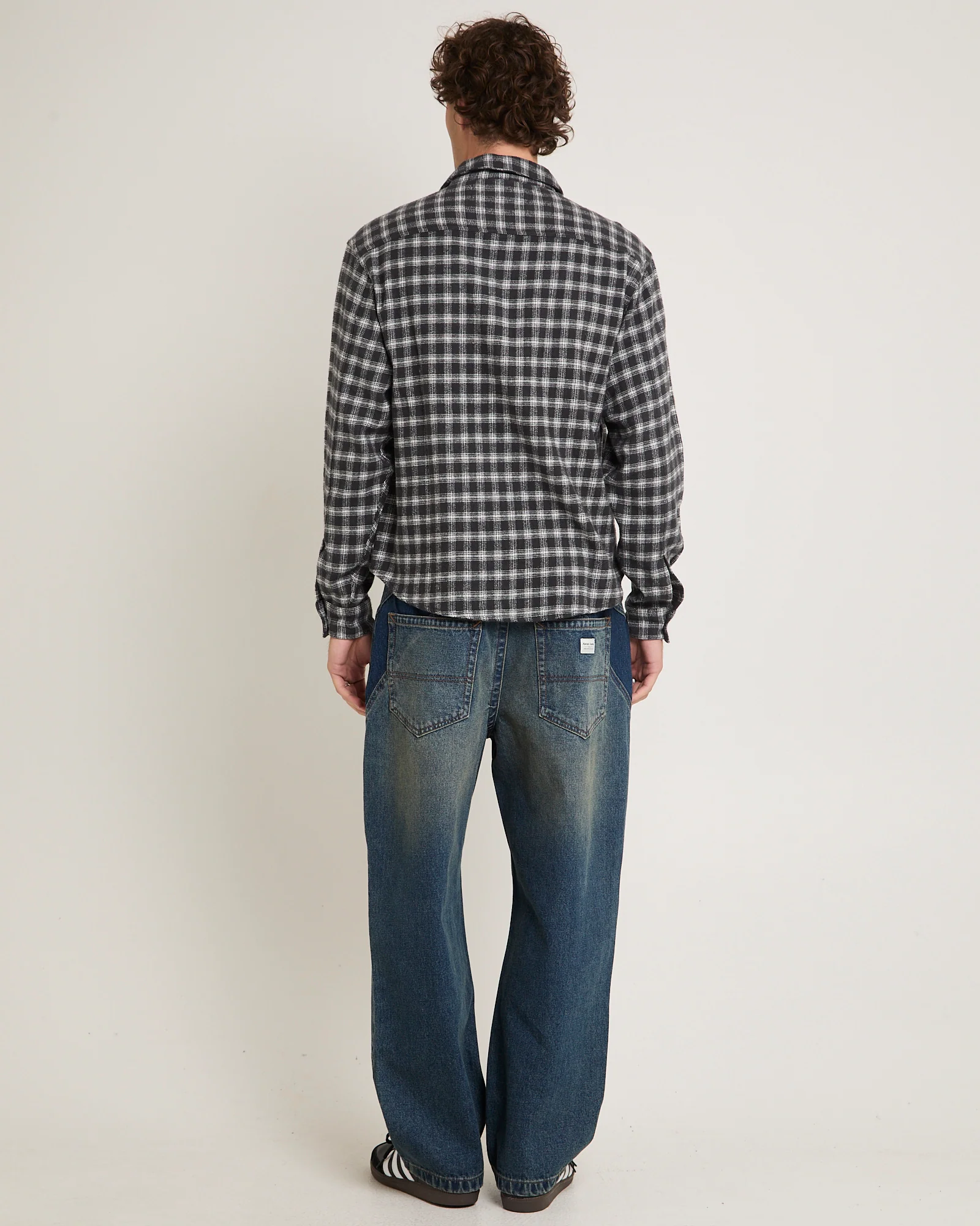 Rip Curl A6 Big Baggy Denim Jeans Zane Board - Image 5