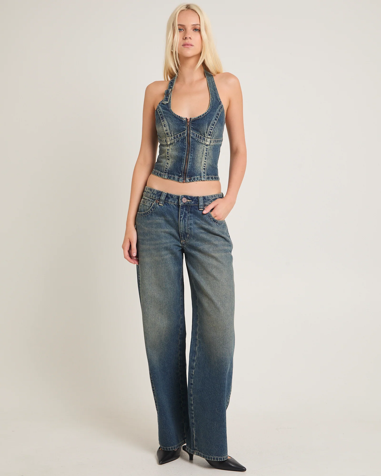 Rip Curl Denim Top Zola - Image 3