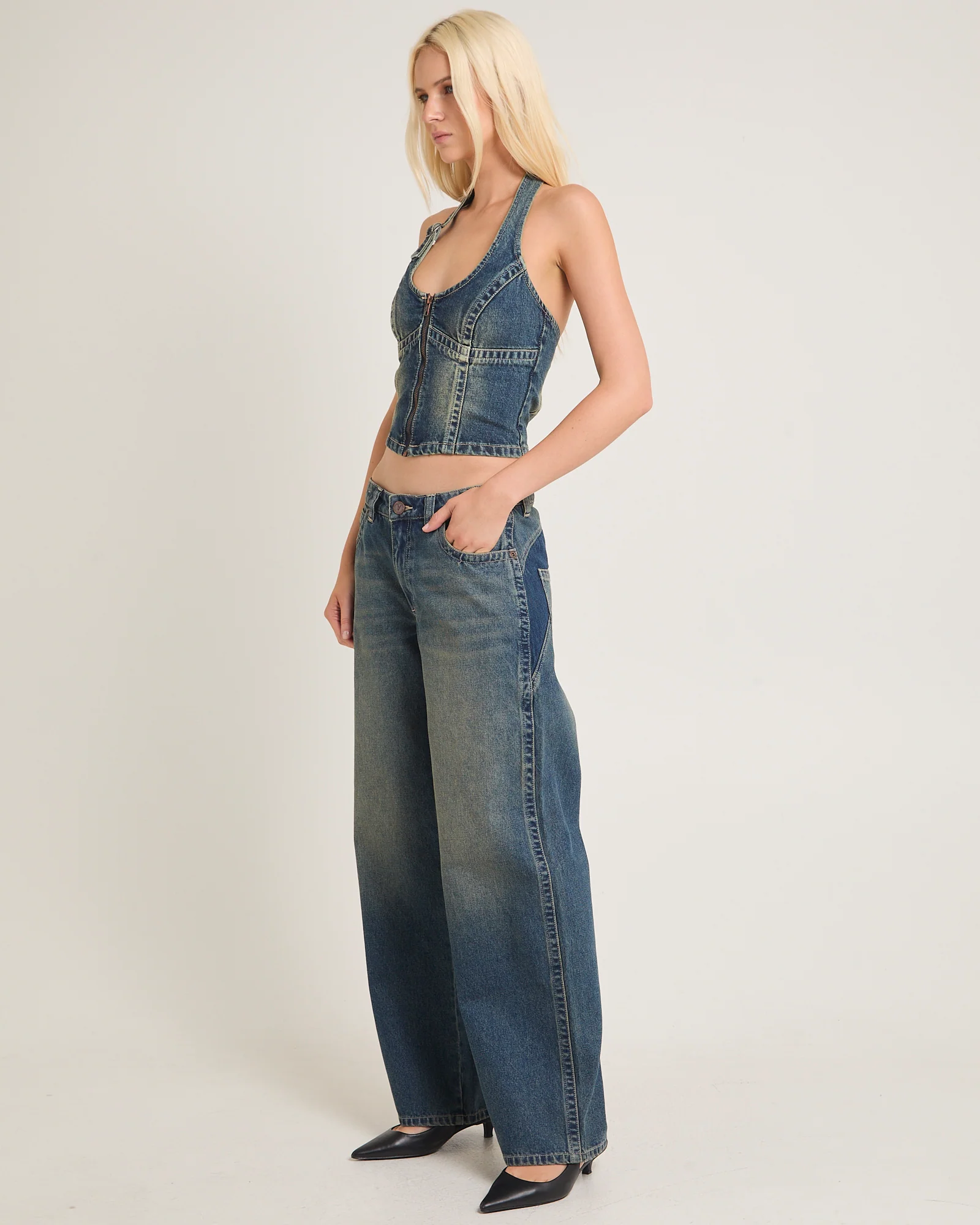 Rip Curl Denim Top Zola - Image 4