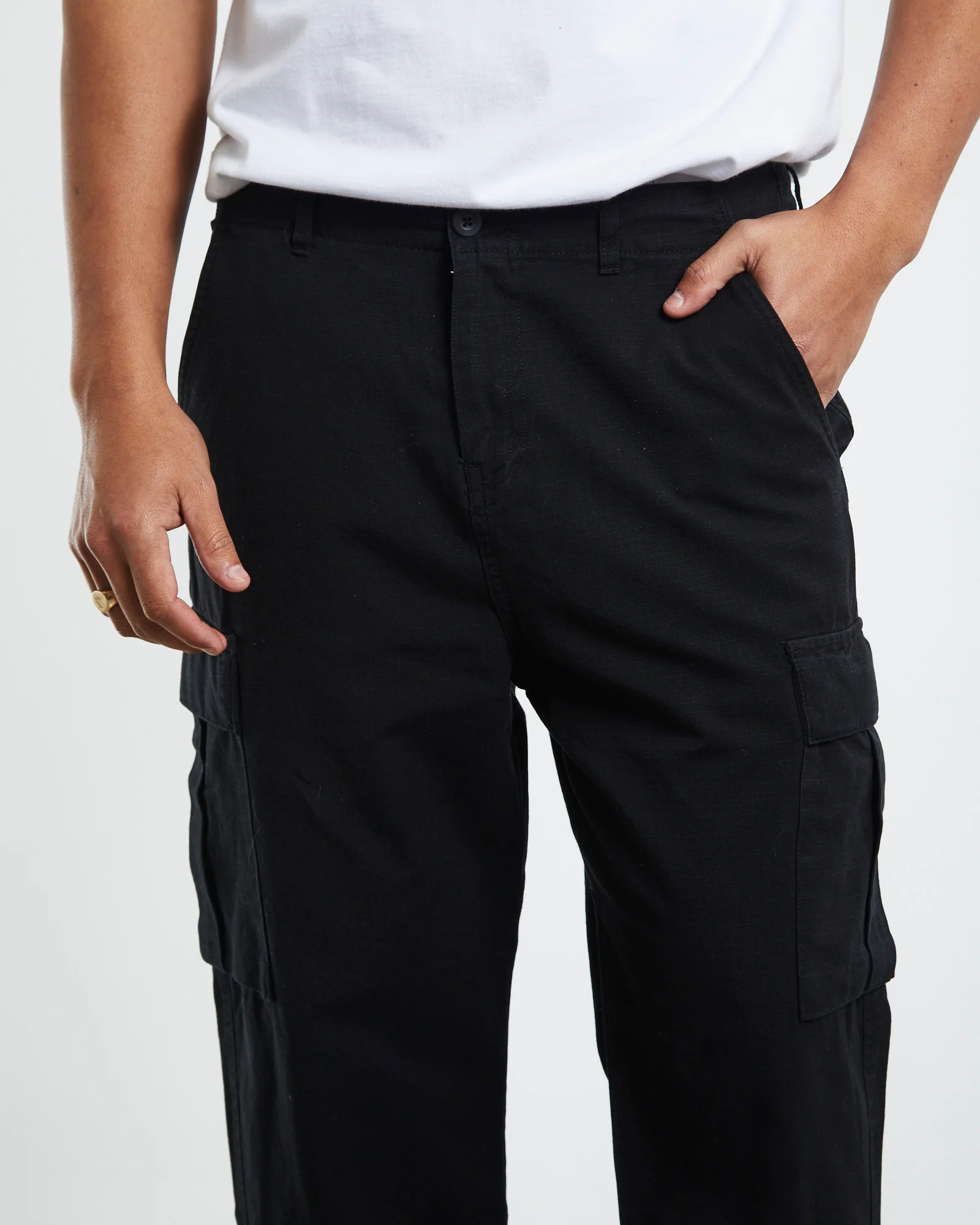 Ripstop Cargo Pants Black - Image 11