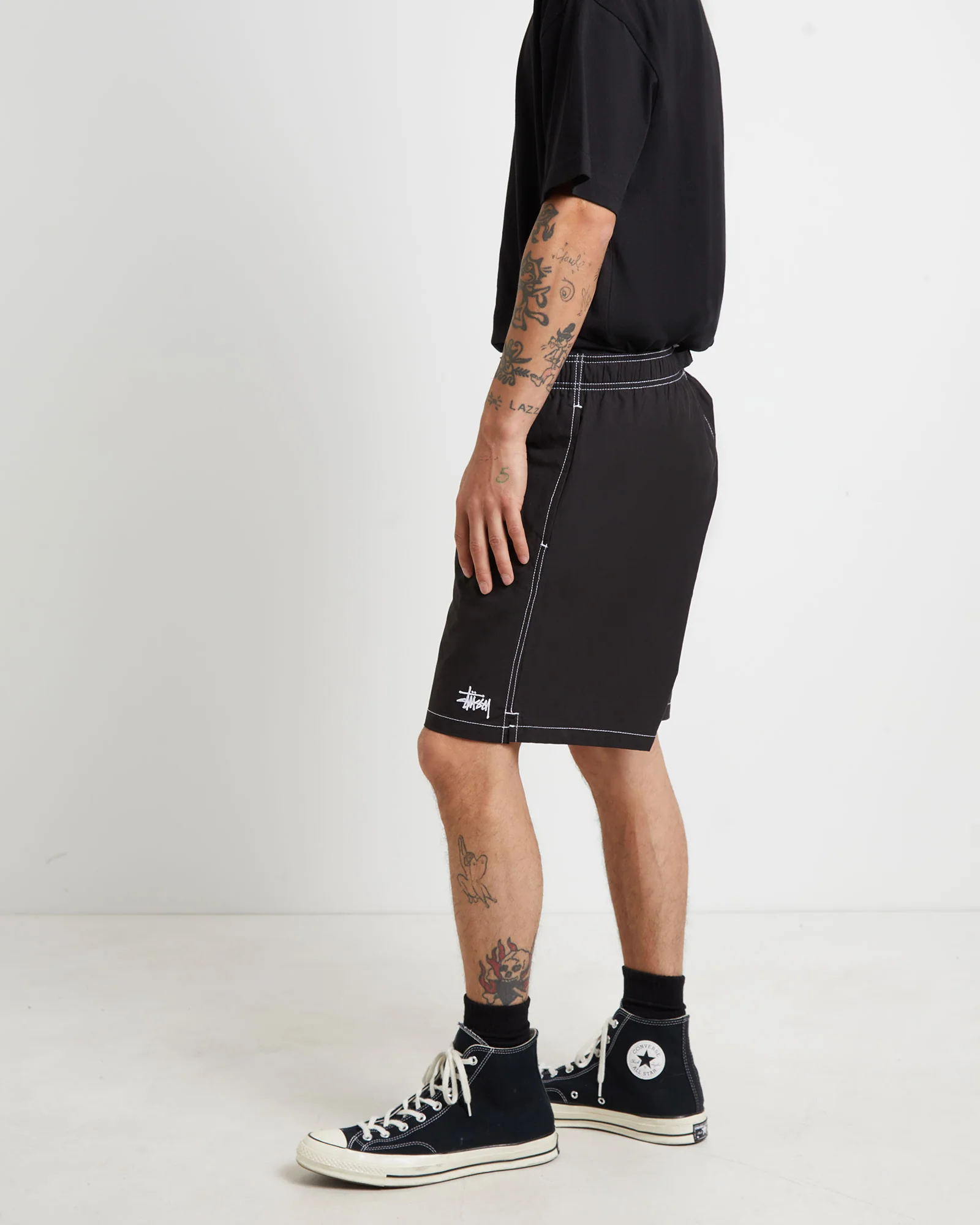 Ripstop Mountain Shorts in Black - Image 5