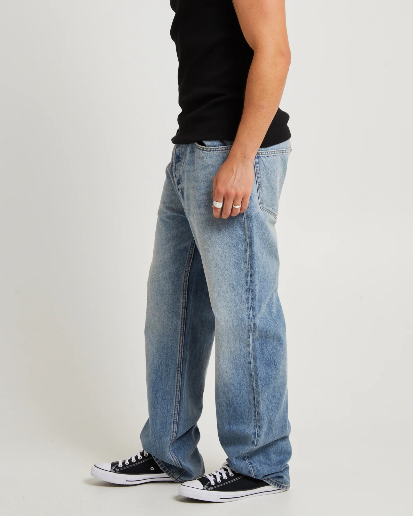 River Relaxed Denim Jeans - Image 3