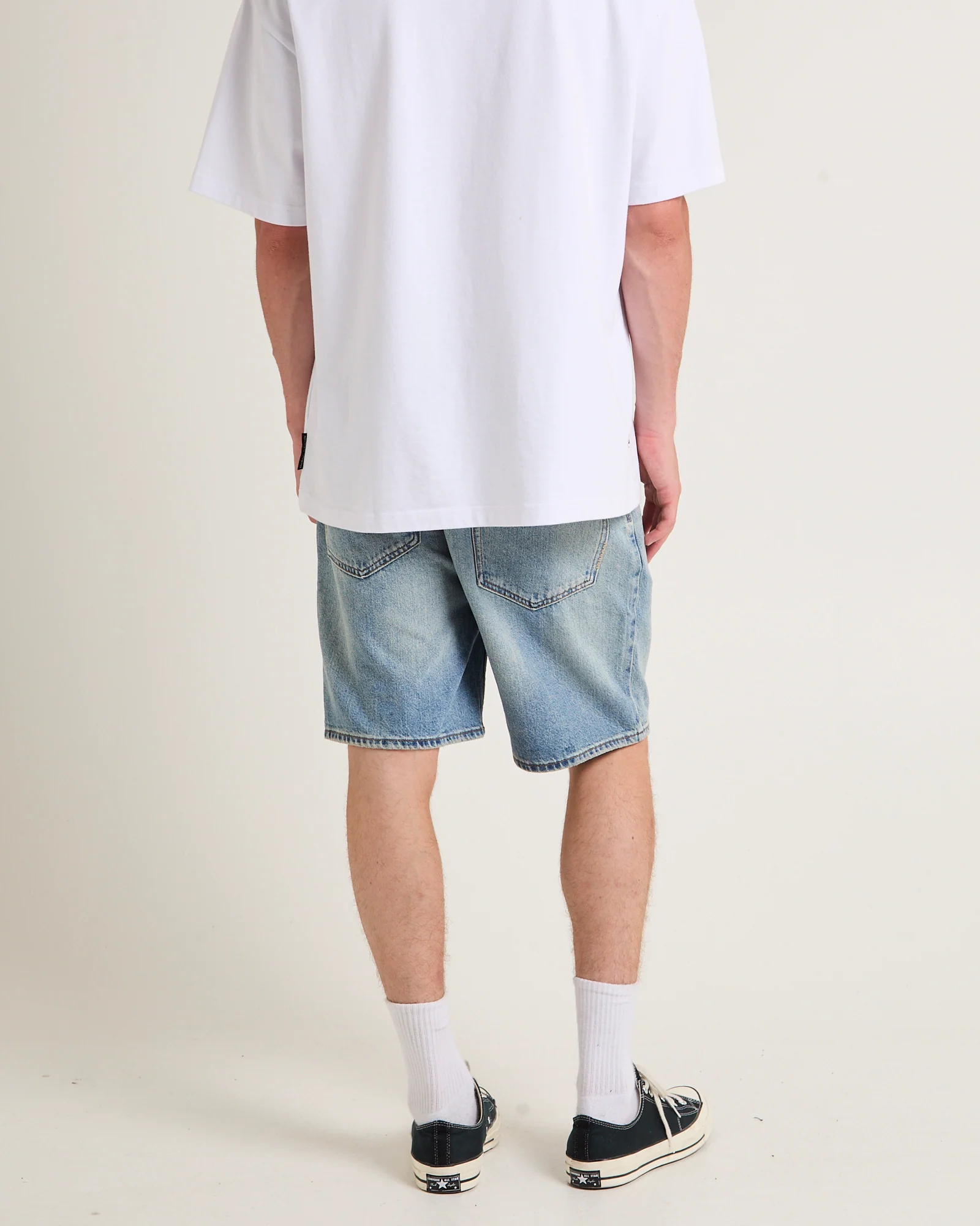 River Relaxed Denim Shorts - Image 2