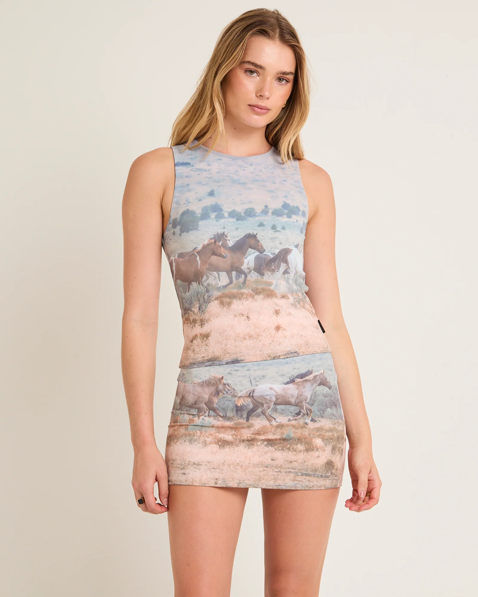Rodeo Print Tank Top - Image 3