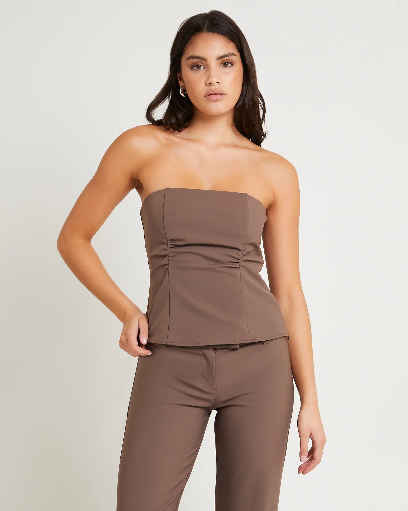 Rory Ruched Bandeau Top - Image 5