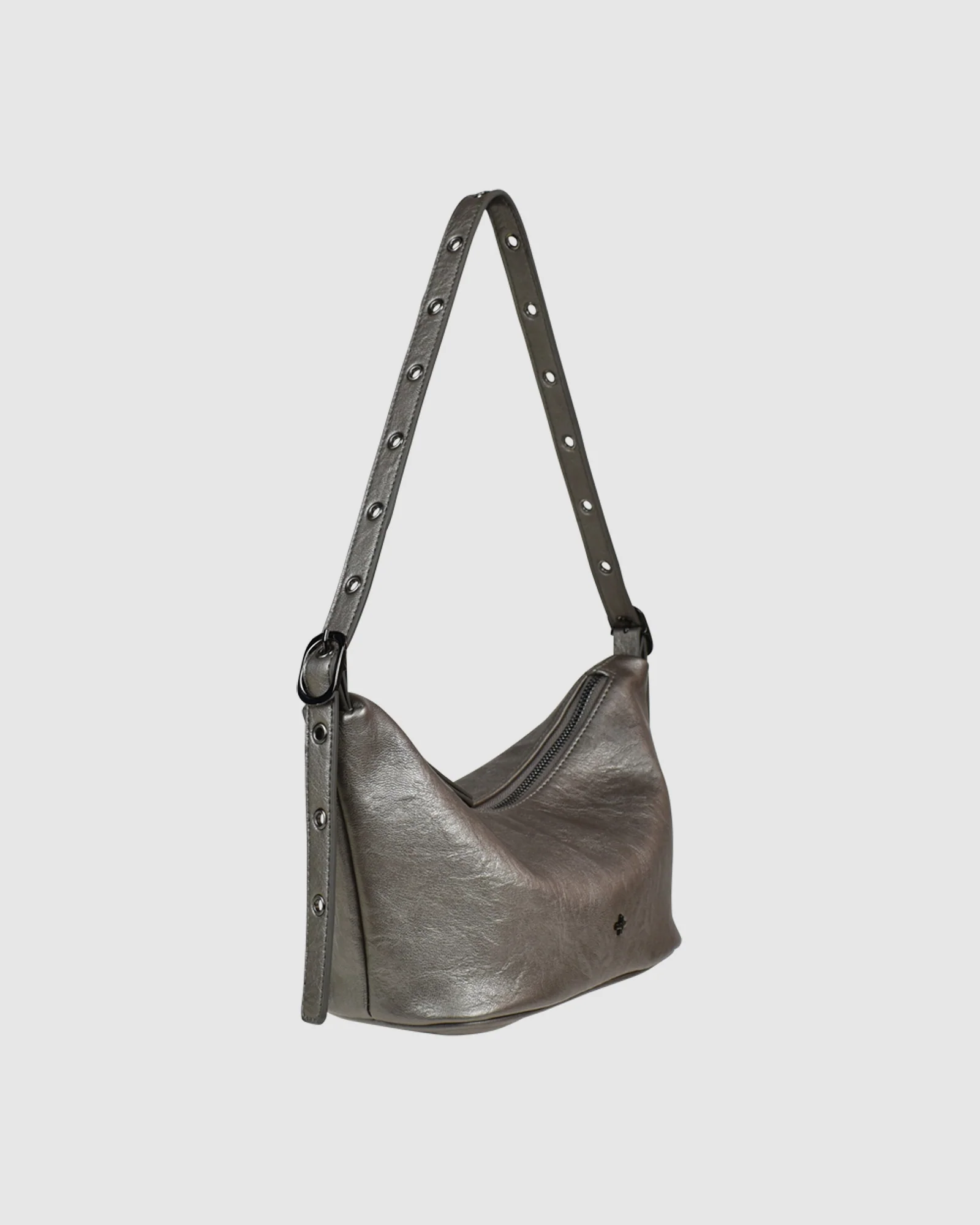 Rosie Bag in Gun Crinkle PU - Image 2